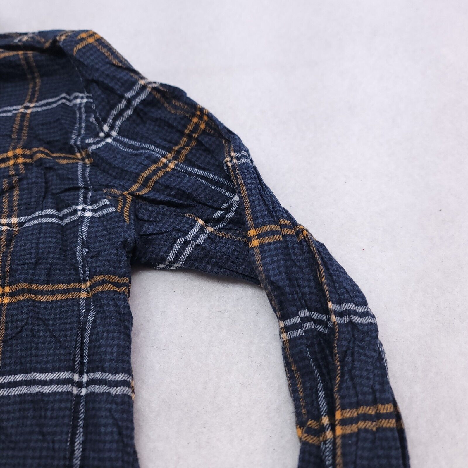 Croft & Barrow Croft & Barrow Windowpane Flannel Shirt Mens Size Small Blue Size US S / EU 44-46 / 1 - 5 Thumbnail