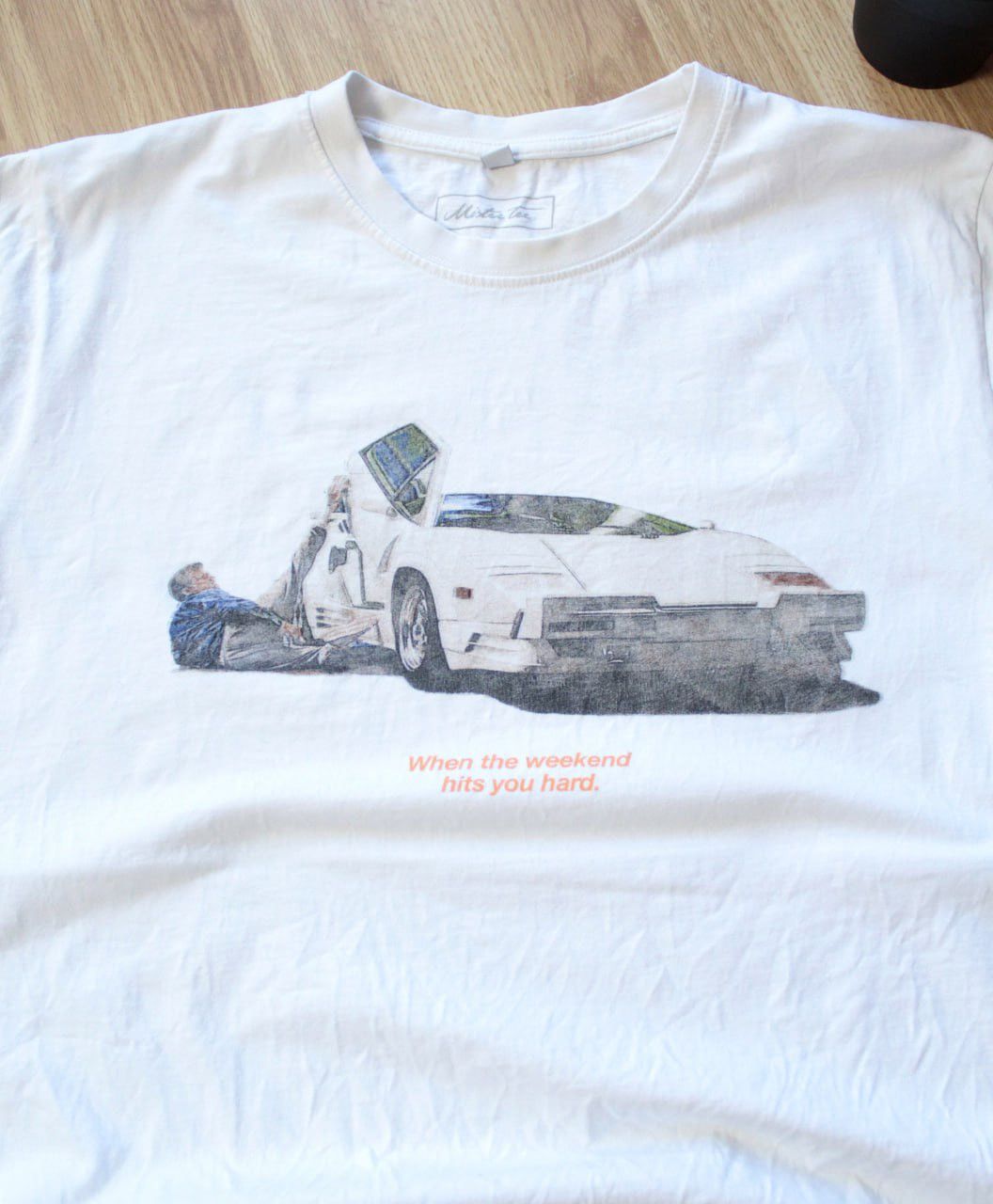 Vintage 🔥 Rare Wolf of Wall Street Car Hard Weekend Dicaprio Belford Size US XXL / EU 58 / 5 - 2 Thumbnail