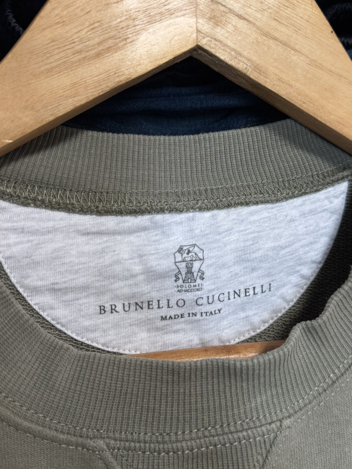 Brunello Cucinelli Brunello Cucinelli Sweatshirt Sz M Crewneck Pullover Sweater Size US M / EU 48-50 / 2 - 4 Thumbnail