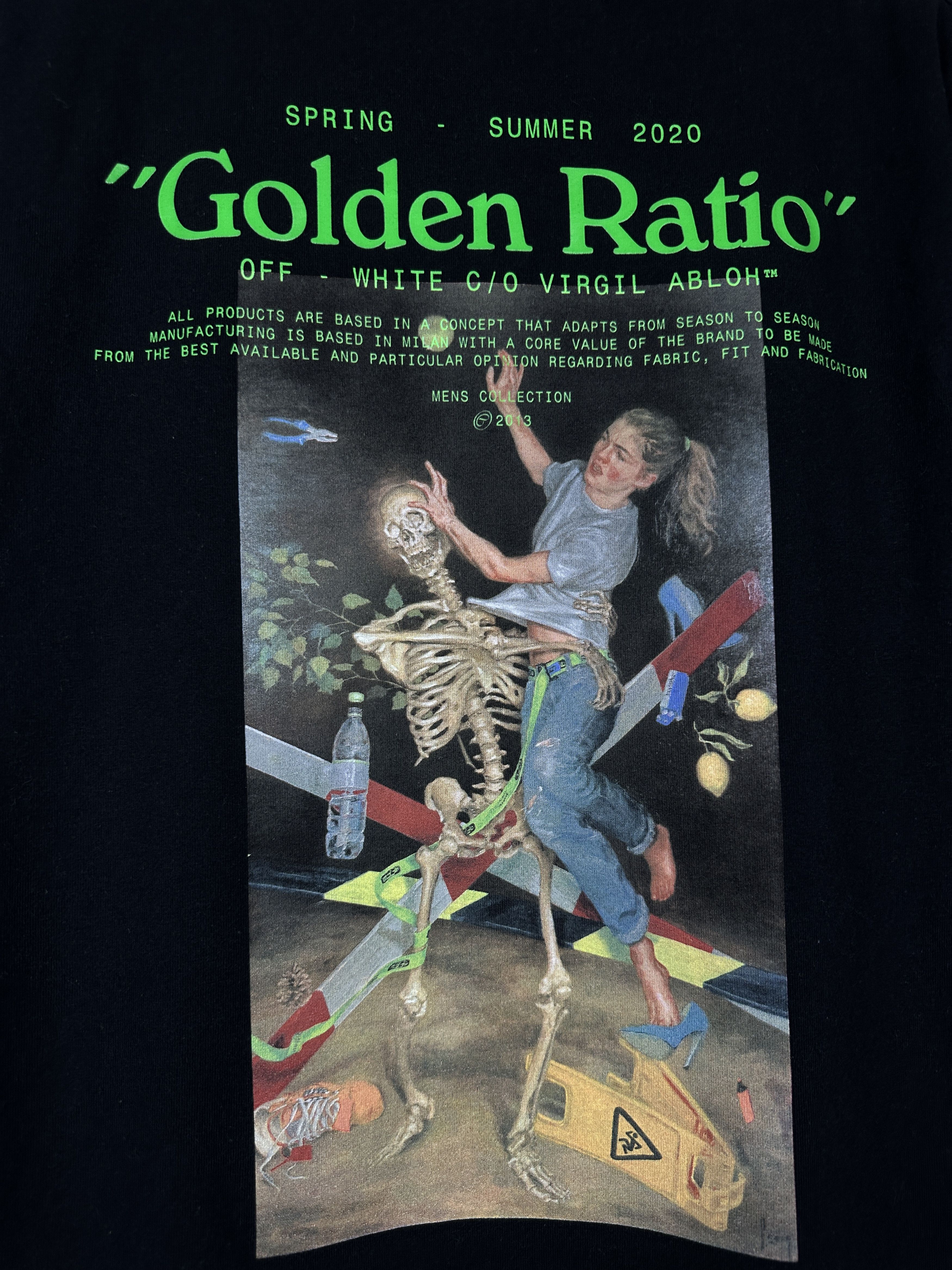Off-White Off-White Virgil Abloh Golden Ratio Tee T Shirt Size US M / EU 48-50 / 2 - 9 Thumbnail