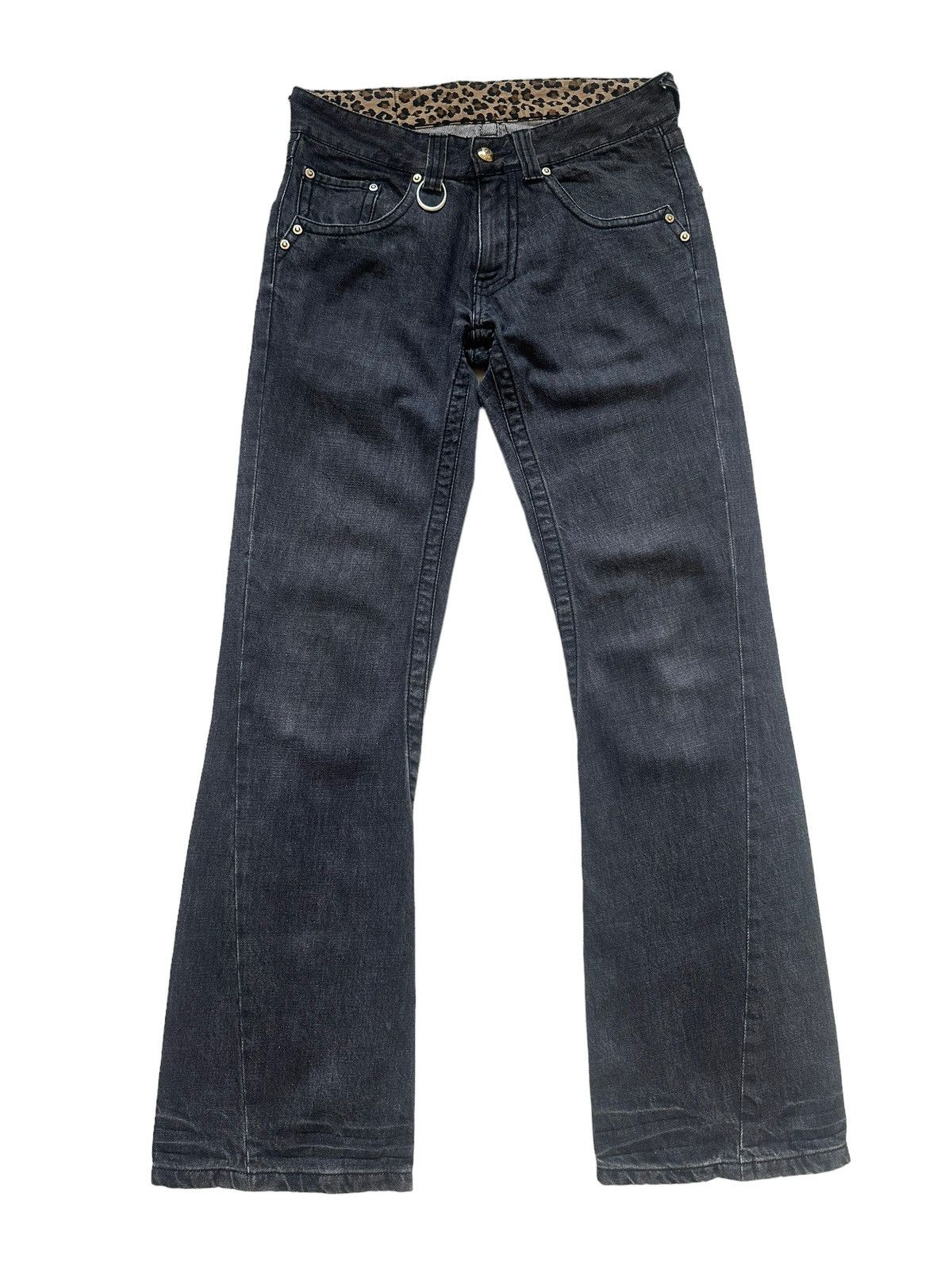 Hysteric Glamour Flare Jeans Junmen Distress Denim Low Rise Boot Cut Size US 33 - 4 Thumbnail