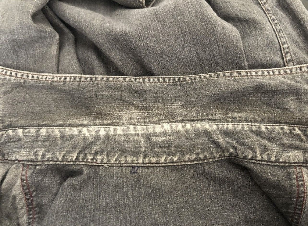 Mastermind Japan Vintage Roen Japan Skull Bones Fade Denim Western Shirt Size US S / EU 44-46 / 1 - 19 Thumbnail