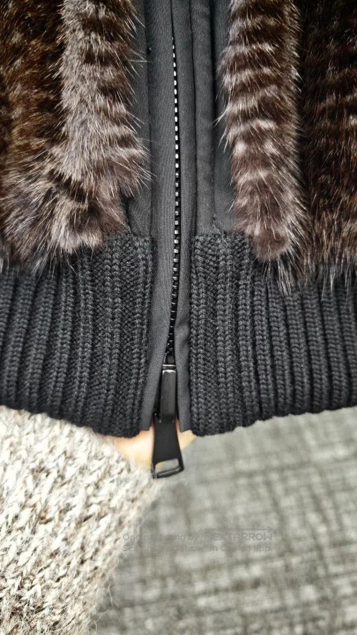 Japanese Brand Fabio Gavazz Men's Purple Fur Vest. Size US M / EU 48-50 / 2 - 5 Thumbnail