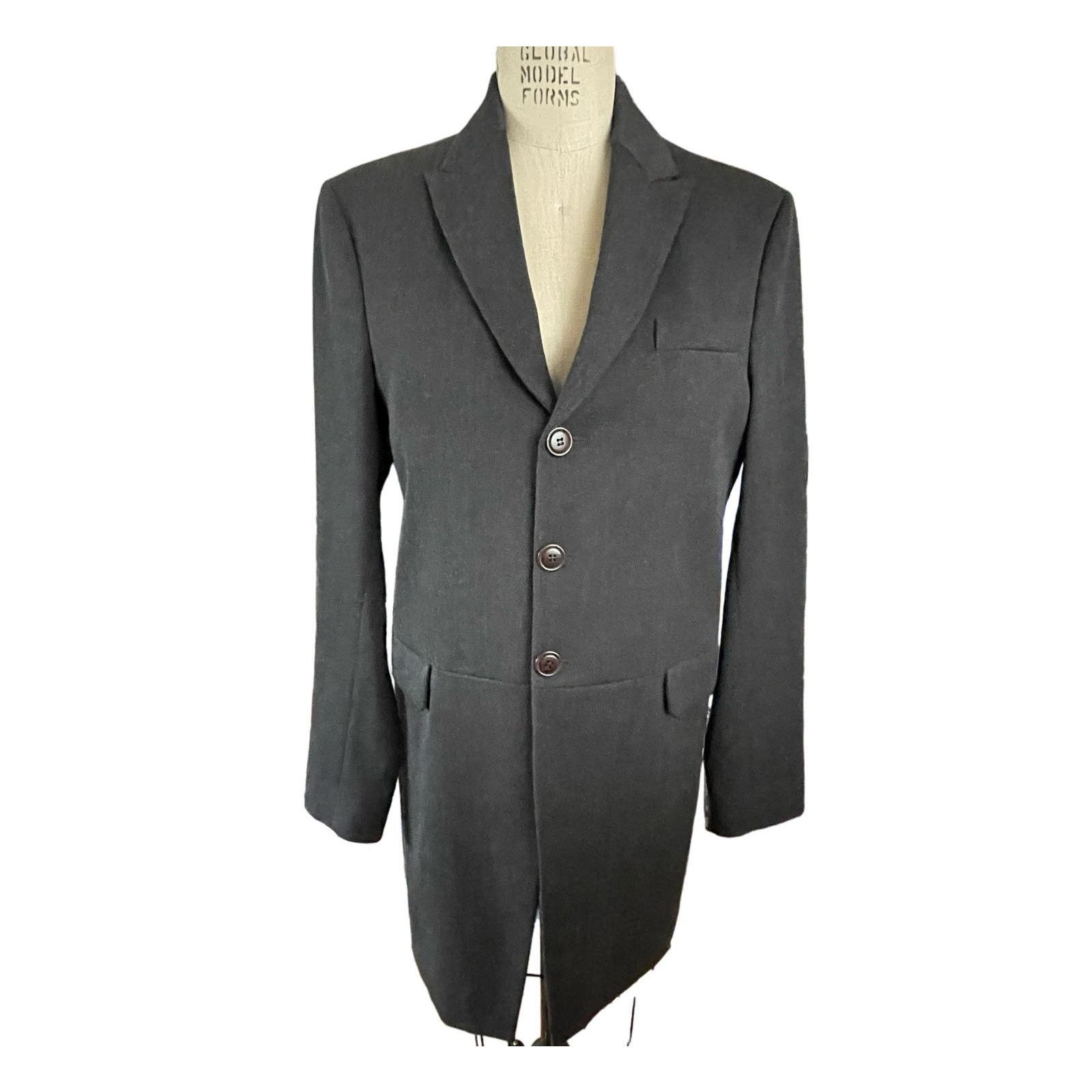 Dsquared2 DSquared 100% Wool Gray 3-button Topcoat Size US M / EU 48-50 / 2 - 1 Thumbnail