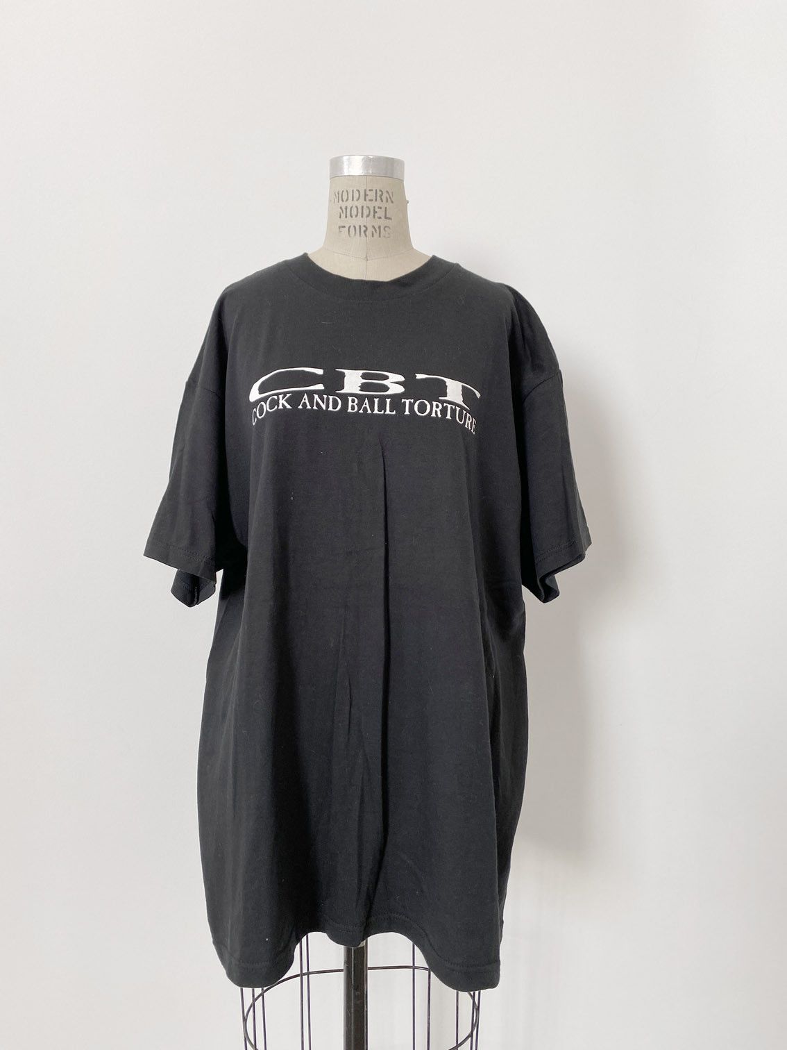 Vintage 00s Vintage CBT T-shirt : Cock and ball torture Size US XL / EU 56 / 4 - 1 Thumbnail