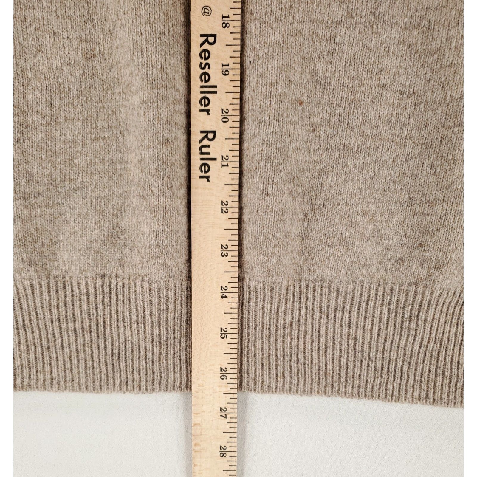 J.Crew J.CREW Sweater Shawl Collar Beige 100% Lambs Wool Mens M Size US M / EU 48-50 / 2 - 5 Thumbnail