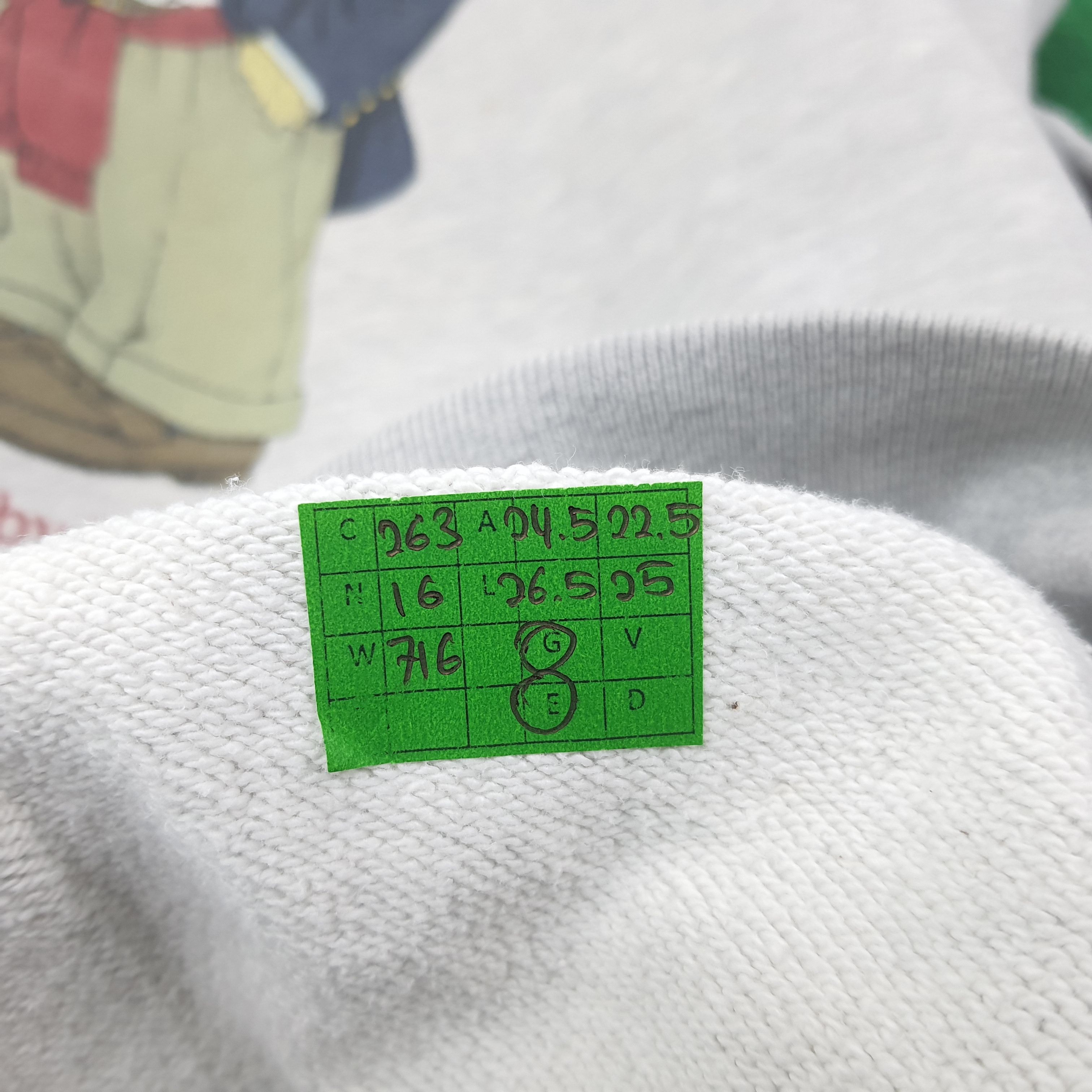 Polo Ralph Lauren Vintage POLO BEAR by Ralph Lauren Hoodie C263N16 Size US L / EU 52-54 / 3 - 9 Thumbnail