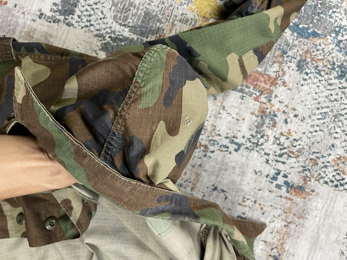 Vintage Vtg 80s USAF Airman First Class Woodland Camo Combat Jacket Size US S / EU 44-46 / 1 - 13 Thumbnail