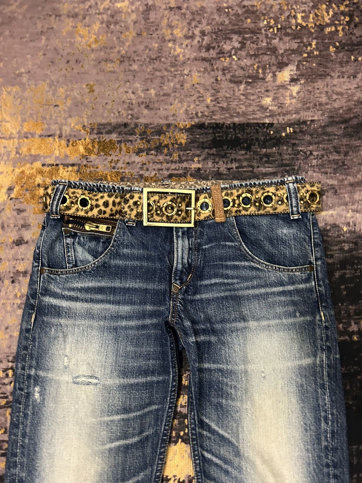 Tornado Mart RNA Inc Japan Distressed Snake Pocket Back Size US 31 - 7 Thumbnail