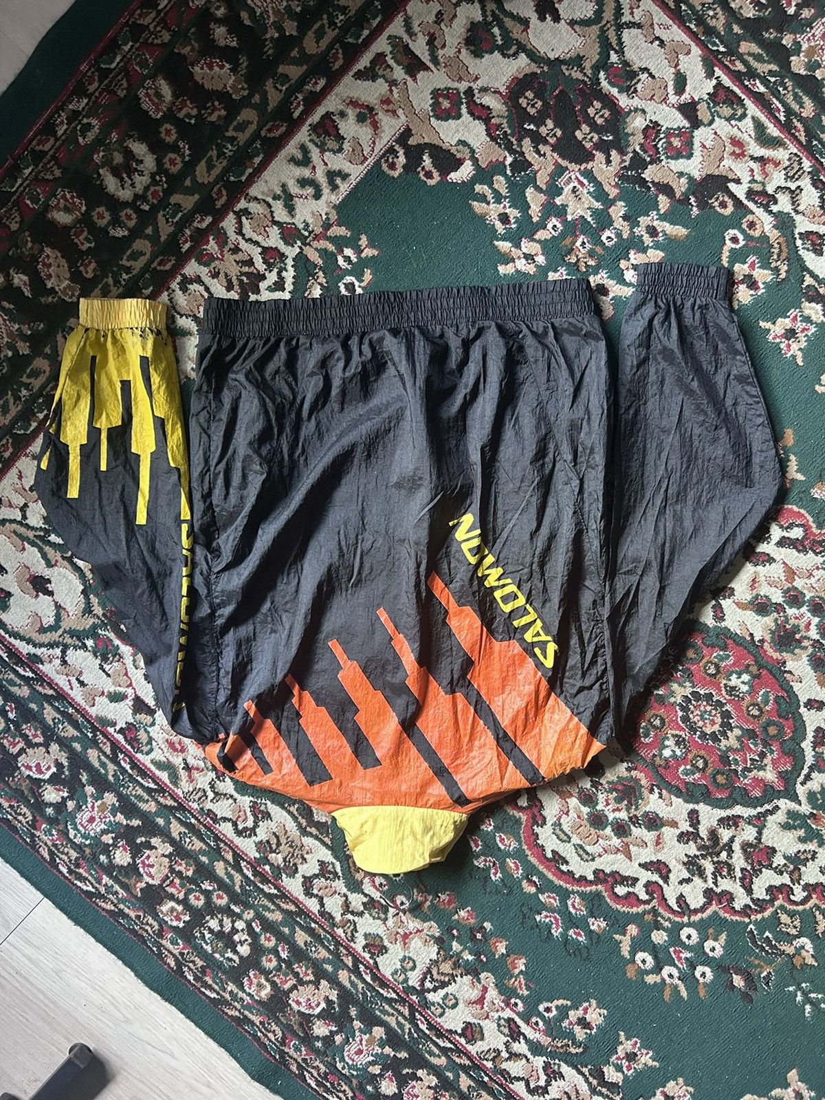 Vintage VINTAGE SALOMON TRACK JACKET RUNNING MADE IN KOREA Size US L / EU 52-54 / 3 - 6 Thumbnail