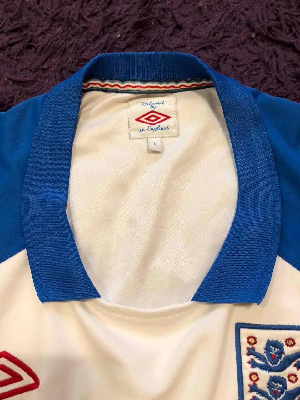 Umbro Vintage Streetwear T-Shirt Umbro white England football Size US L / EU 52-54 / 3 - 15 Thumbnail