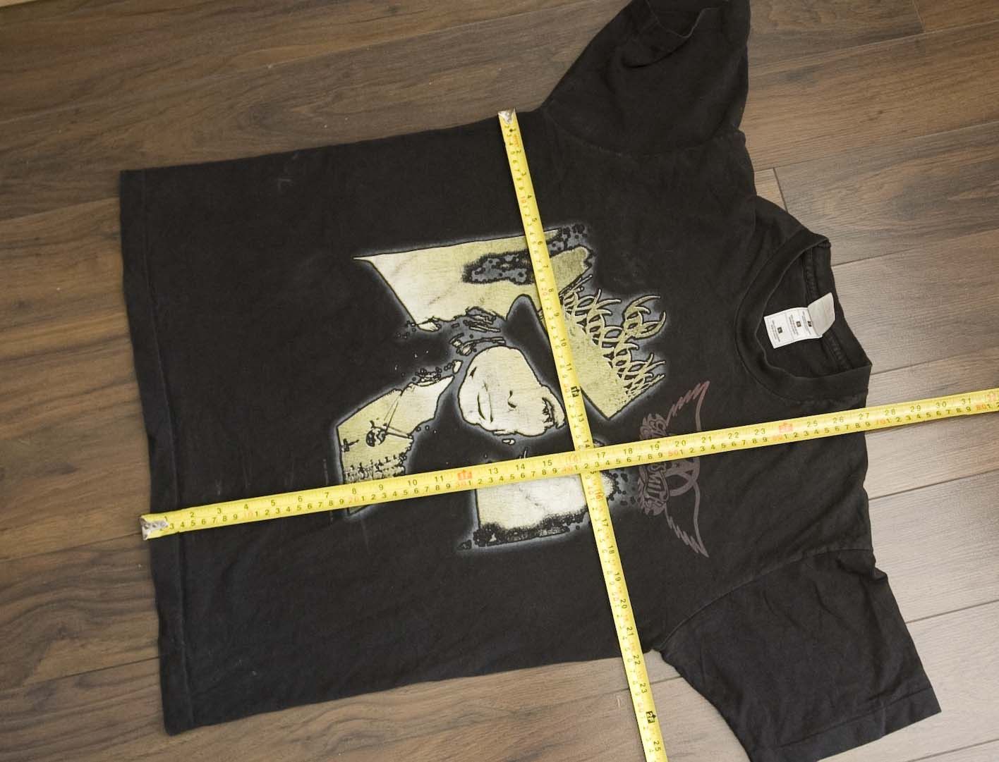 Vintage Aerosmith T Shirt Nine Live Tour 1997 Size L Vintage Size US L / EU 52-54 / 3 - 8 Thumbnail