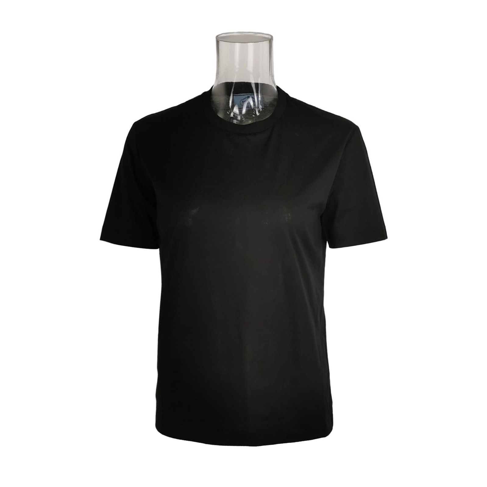 Prada Prada Cotton Basic Round Neck T-Shirt Black 0089 Size S / US 4 / IT 40 - 1 Thumbnail