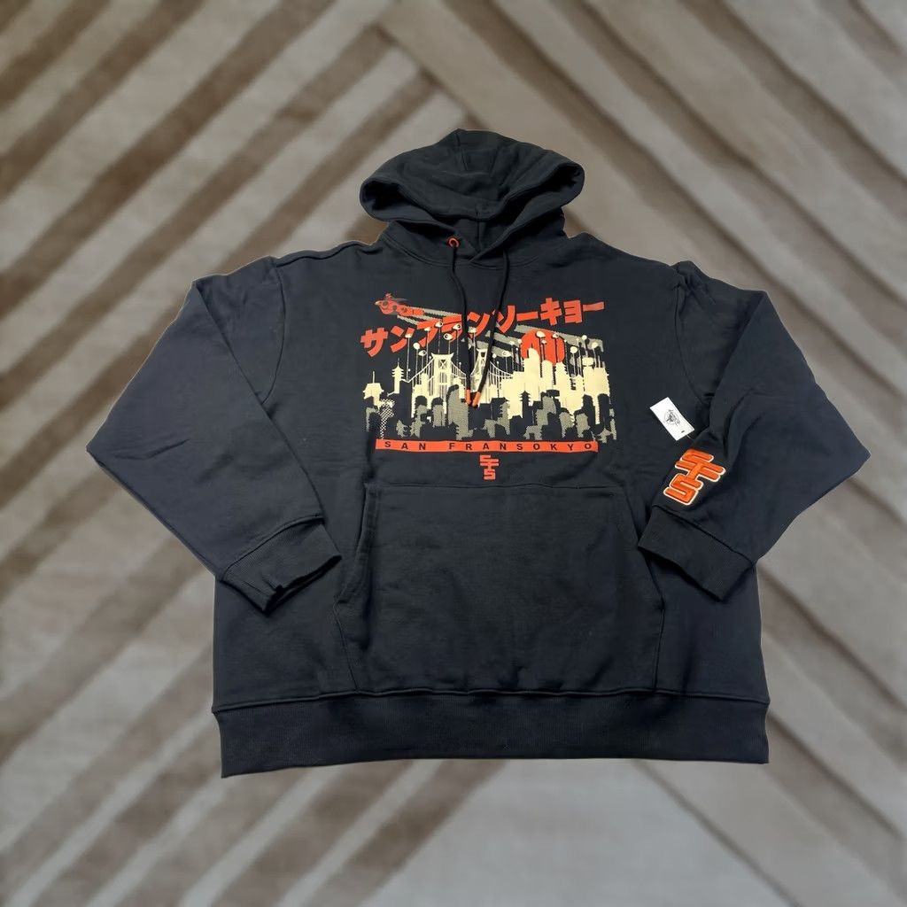 Disney Disney Big Hero 6 San Fransokyo Black Pullover Hoodie Sweatshirt XL Men Disney Park Theme Anime Pullover Hoodie Mens Black XL Size US XL / EU 56 / 4 - 1 Thumbnail