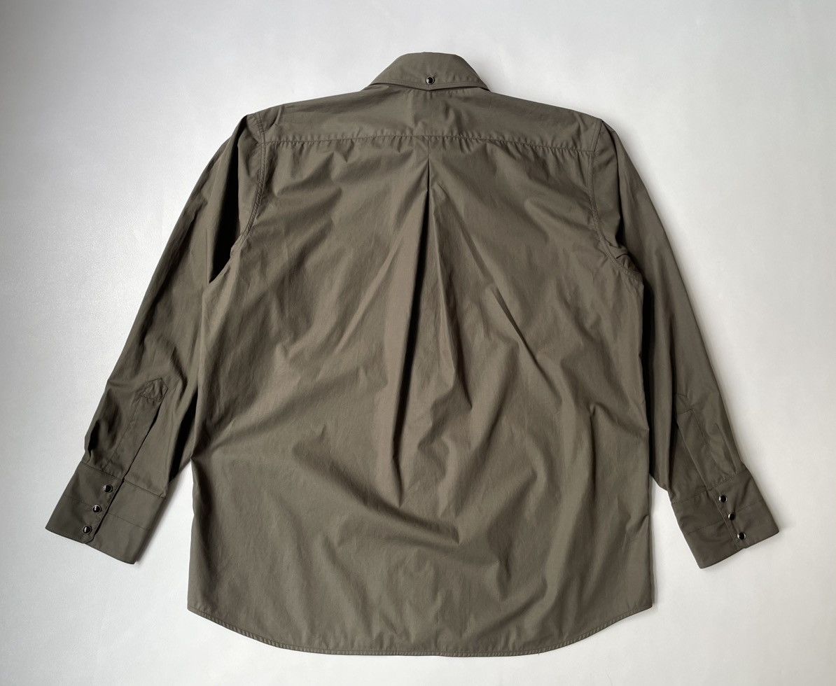 Lemaire S/S 24 ‘Espresso’ Cotton Western Shirt Size US L / EU 52-54 / 3 - 13 Thumbnail