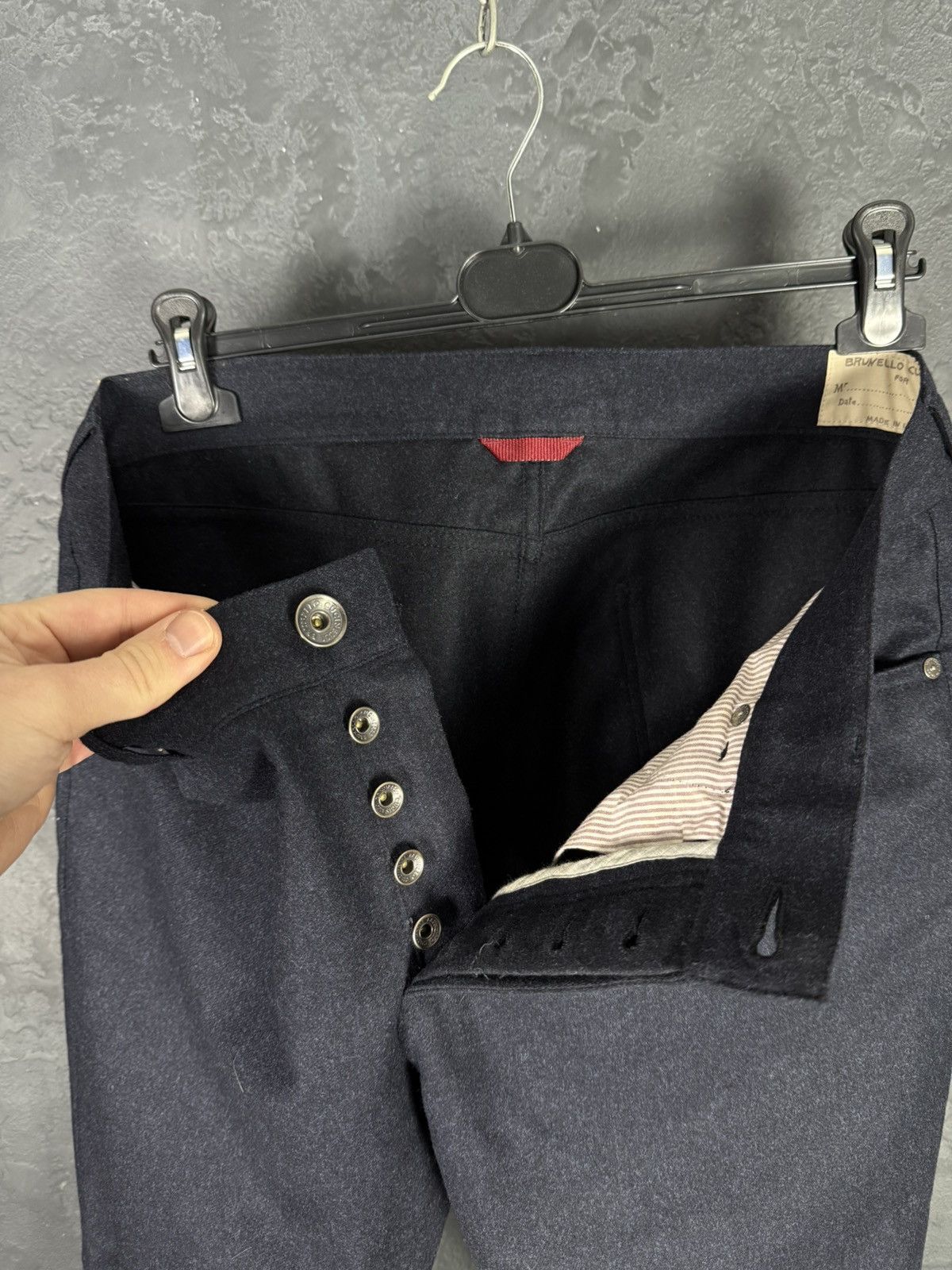 Brunello Cucinelli Brunello Cucinelli Italian-Fit Lana Wool Pants Mens Size 52 Size US 36 / EU 52 - 9 Thumbnail