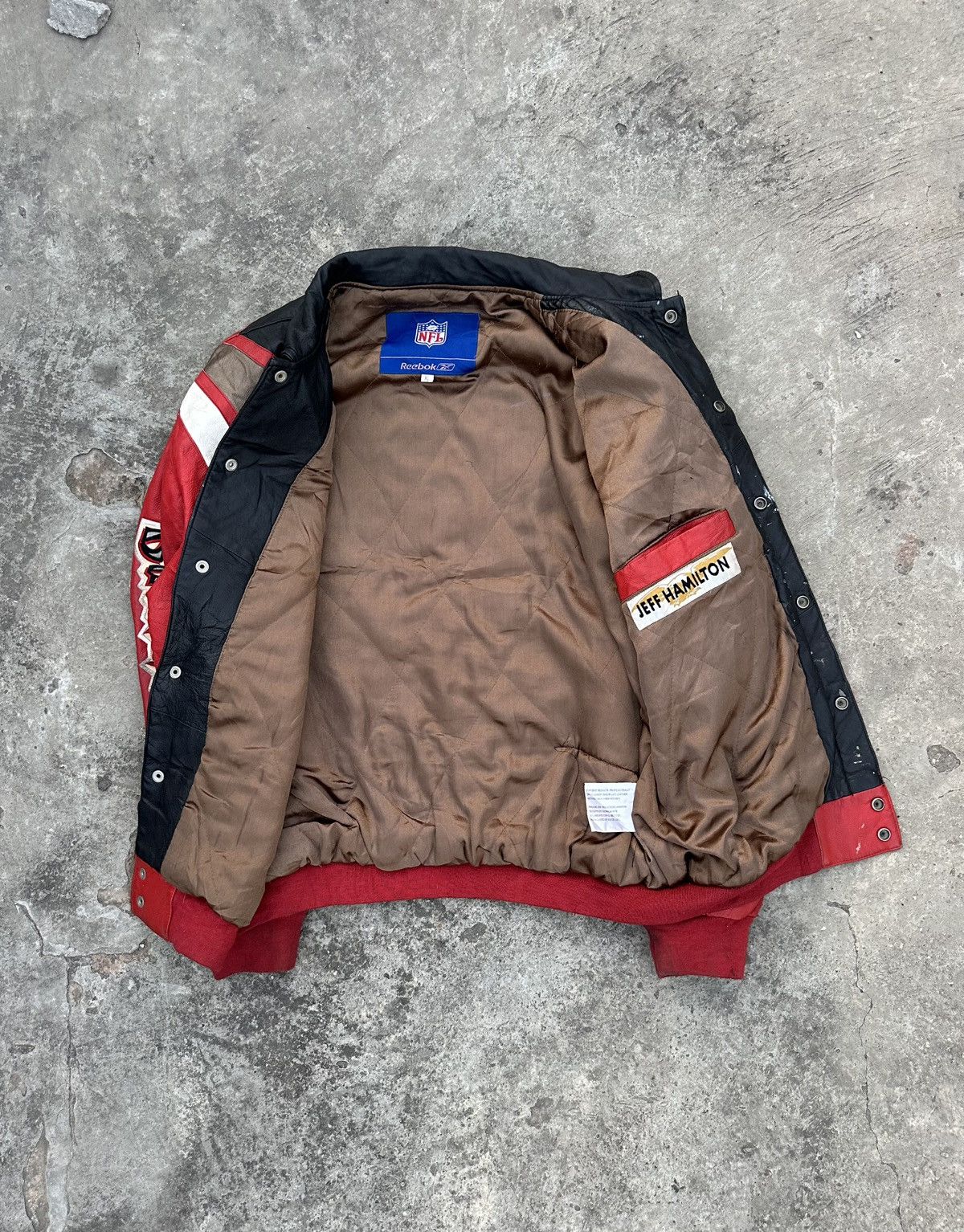 Reebok Rare Vintage Jeff Hamilton Buccaneers NFL x Reebok Jacket Size US XL / EU 56 / 4 - 3 Thumbnail