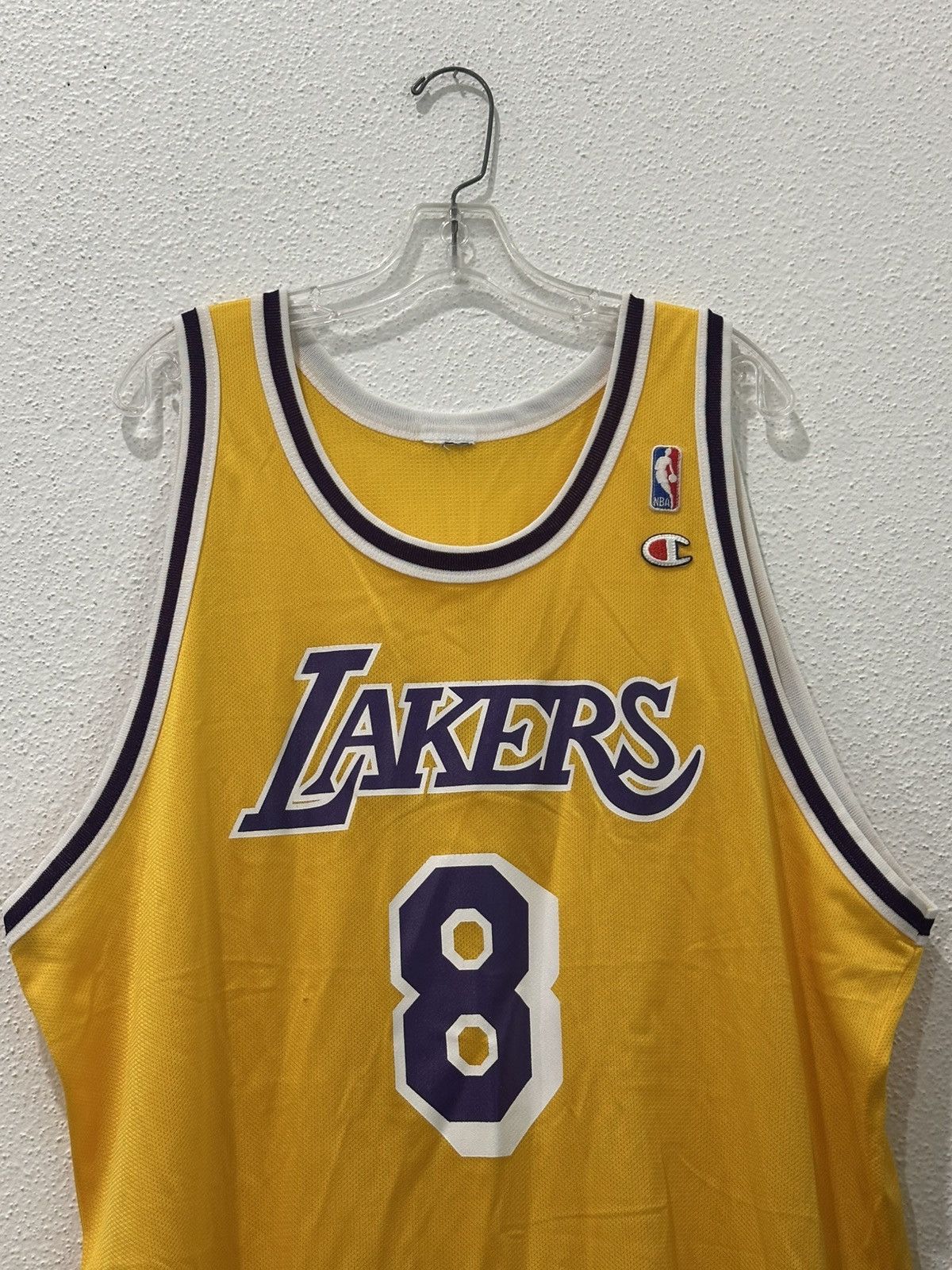 Champion Vintage 90s Los Angeles Lakers Kobe Bryant Champion Jersey Size US XXL / EU 58 / 5 - 2 Thumbnail