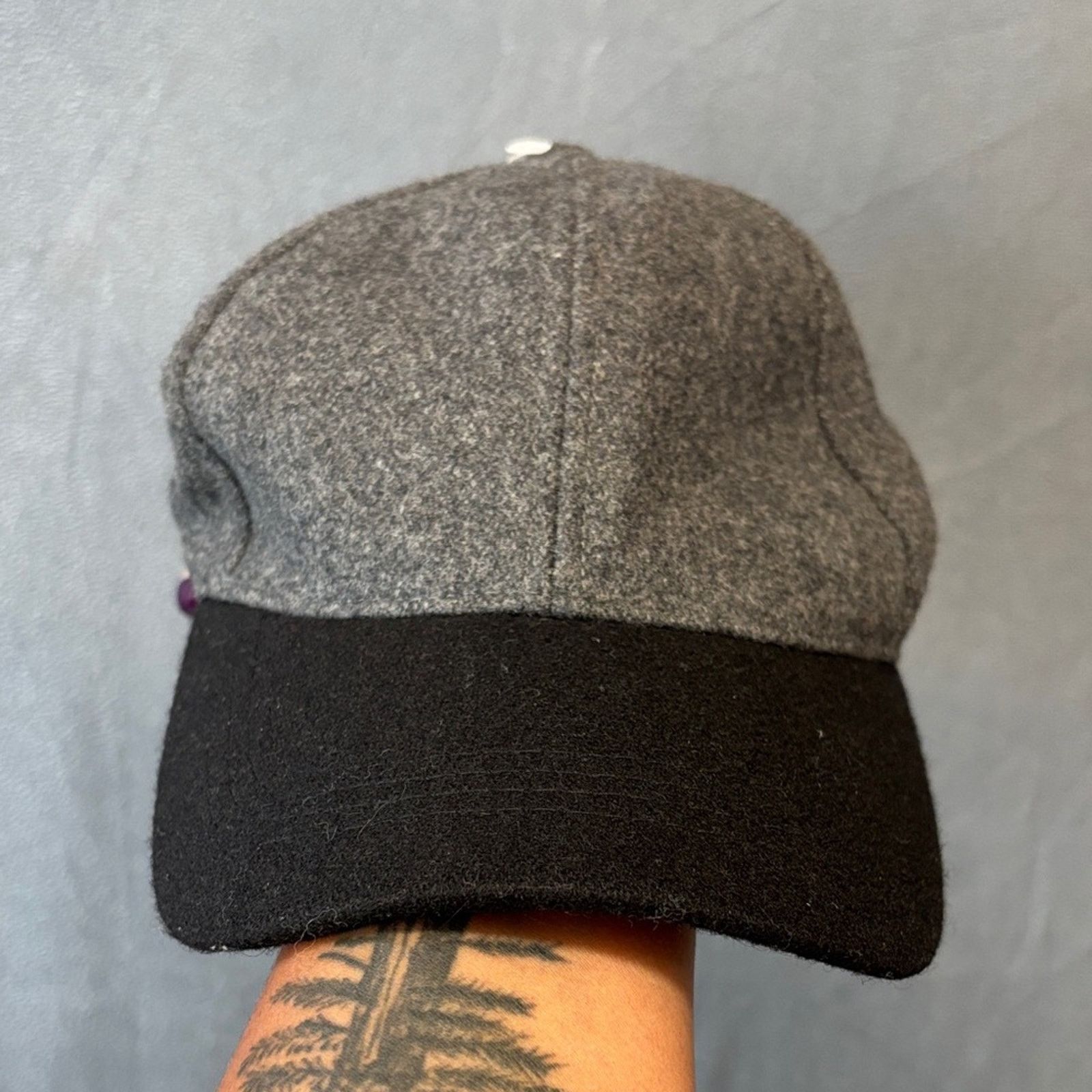 BP. BP. Wool Blend Gray Black Baseball Cap Nordstrom Adjustable Size ONE SIZE - 1 Thumbnail