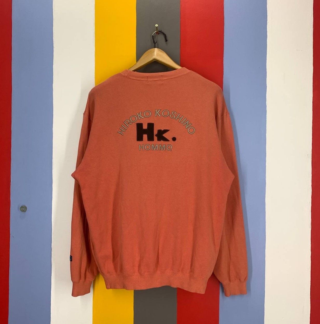 Hiroko Koshino Homme HIROKO KOSHINO HOMME Crew Neck Sweatshirt #2532/O Size US L / EU 52-54 / 3 - 1 Thumbnail