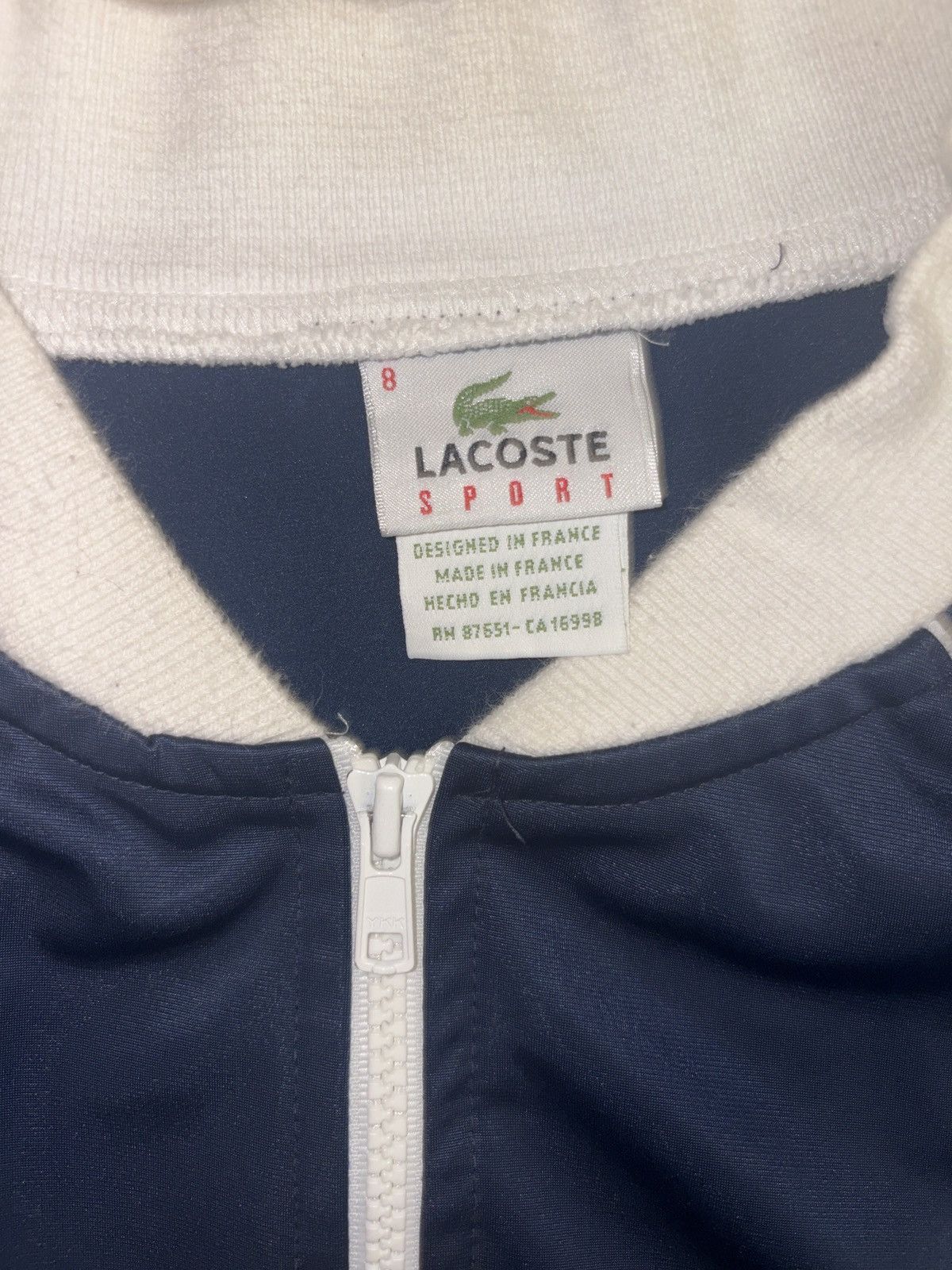 Lacoste Lacoste Fitted Track Jacket Size US L / EU 52-54 / 3 - 2 Thumbnail