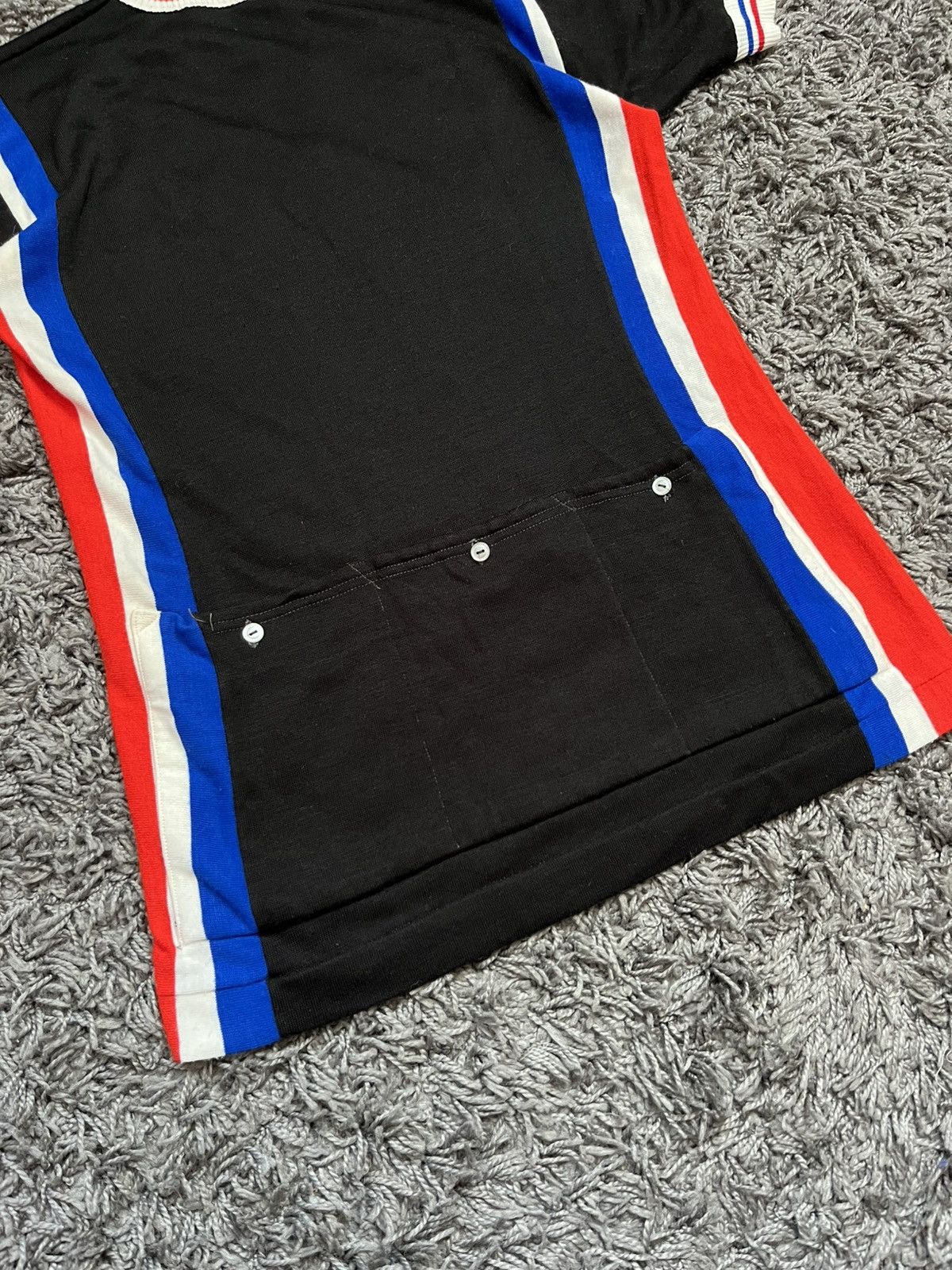 Vintage Vintage 70s Road Cycling Jersey / Acrylic / Opti Zipper Size US M / EU 48-50 / 2 - 9 Thumbnail