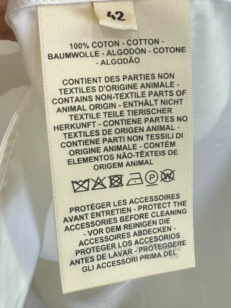 Hermes Hermes Women's Shirt, White Size M / US 6-8 / IT 42-44 - 6 Thumbnail