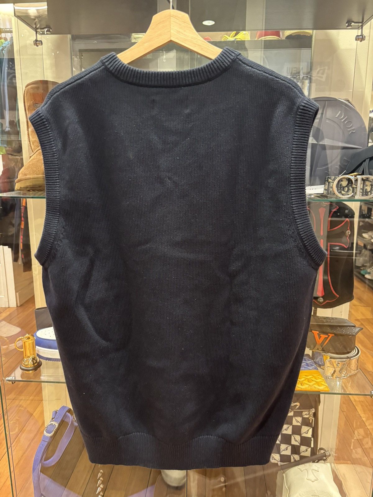Palace Palace Kawaii Sweater Vest Navy Size US XL / EU 56 / 4 - 2 Thumbnail