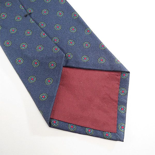Other Vintage 1980s Duque Tie Necktie The Foulard Spain 100% Silk Size ONE SIZE - 5 Thumbnail