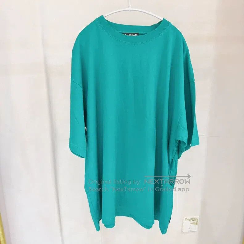 Balenciaga Balenciaga Electronic Music Short Sleeve Green Size US M / EU 48-50 / 2 - 1 Thumbnail