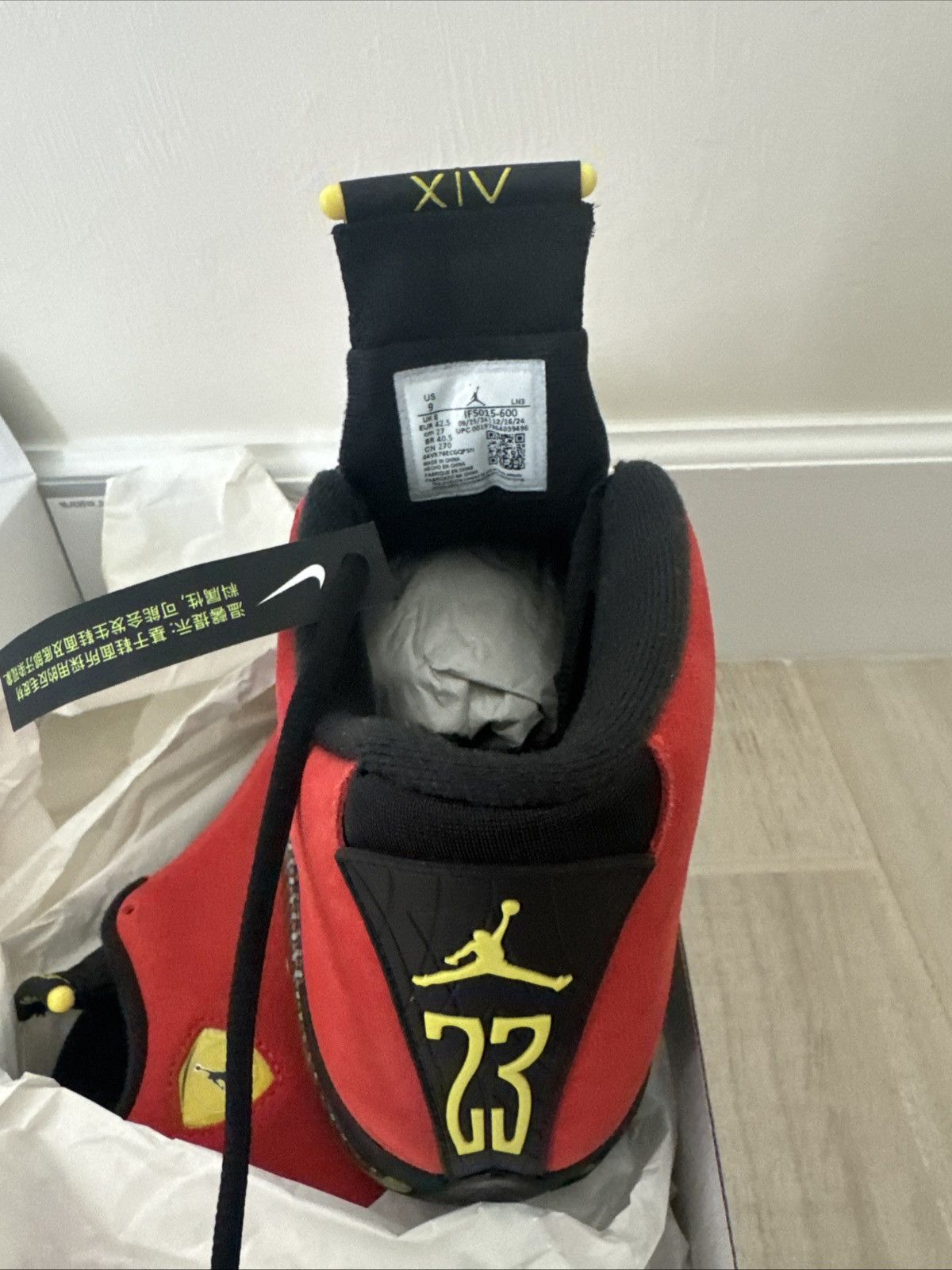 Jordan Brand Jordan 14 Challenge Red ,Ferrari Size US 9 / EU 42 - 6 Thumbnail