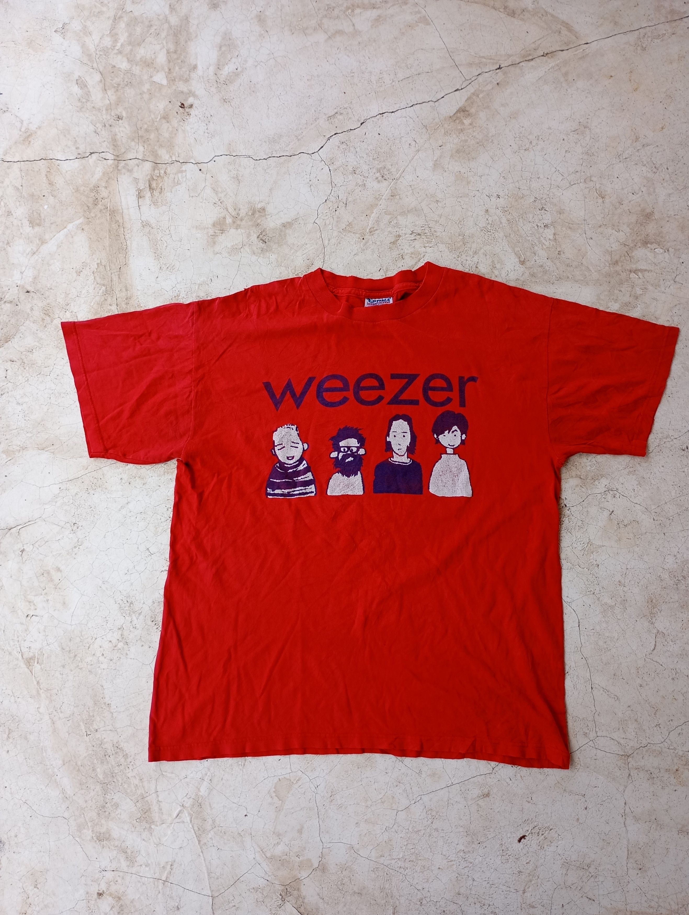 Vintage Vintage 2000s Weezer Band T shirt Size US L / EU 52-54 / 3 - 1 Thumbnail