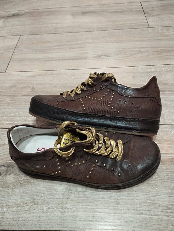 A.S.98 AS 98 Air Step size 37 leather brown sneakers Size US 7 / IT 37 - 6 Thumbnail