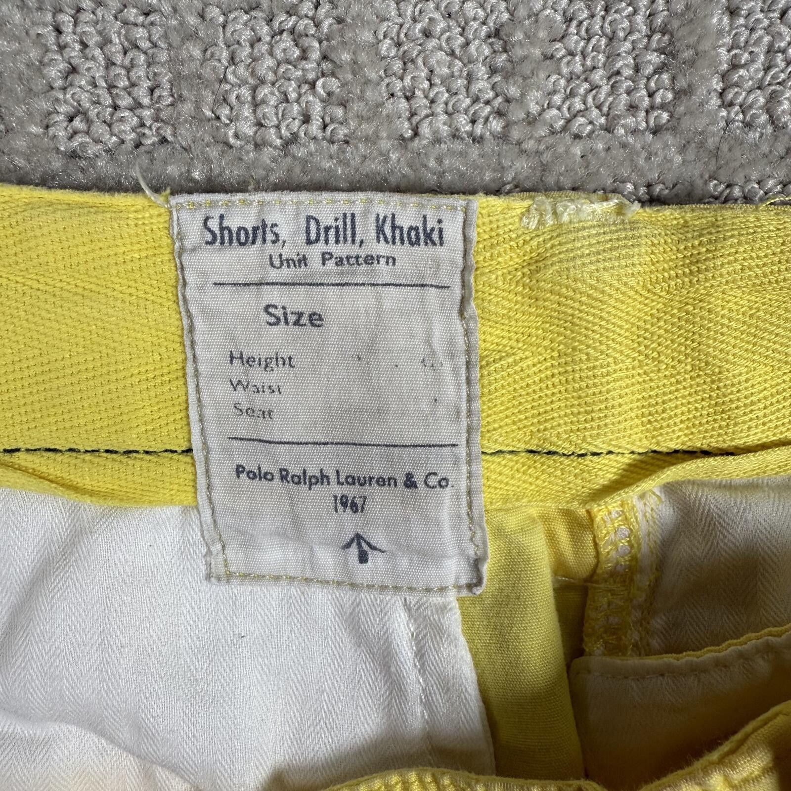 Polo Ralph Lauren Vintage Polo Ralph Lauren Yellow Cargo Shorts 35 Size US 35 - 7 Thumbnail