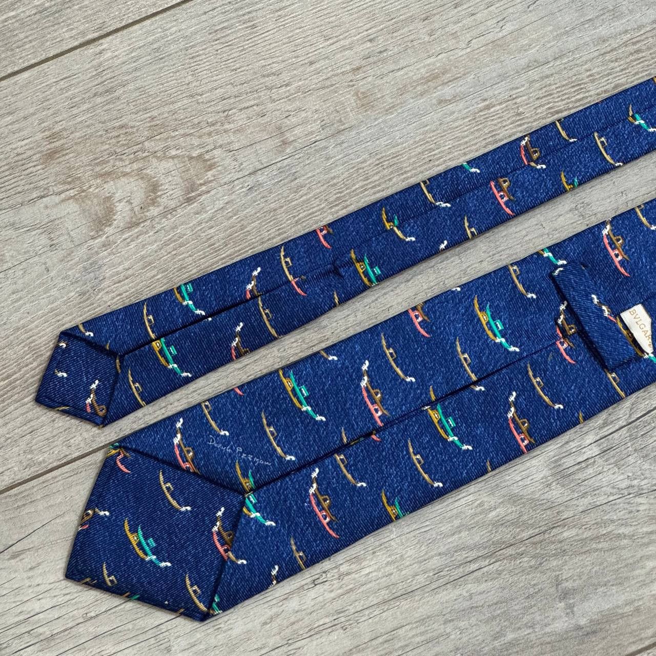 Bvlgari BVLGARI Silk Tie Size ONE SIZE - 5 Thumbnail