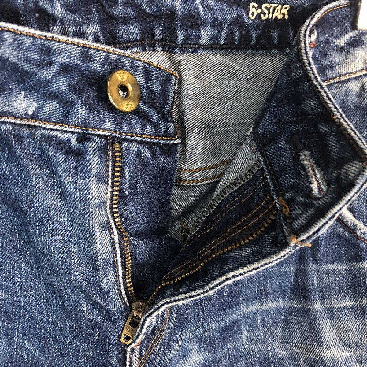 G-Star G Star Blue faded ripped Distressed Denim Pants #A2077 Size US 28 / EU 44 - 13 Thumbnail