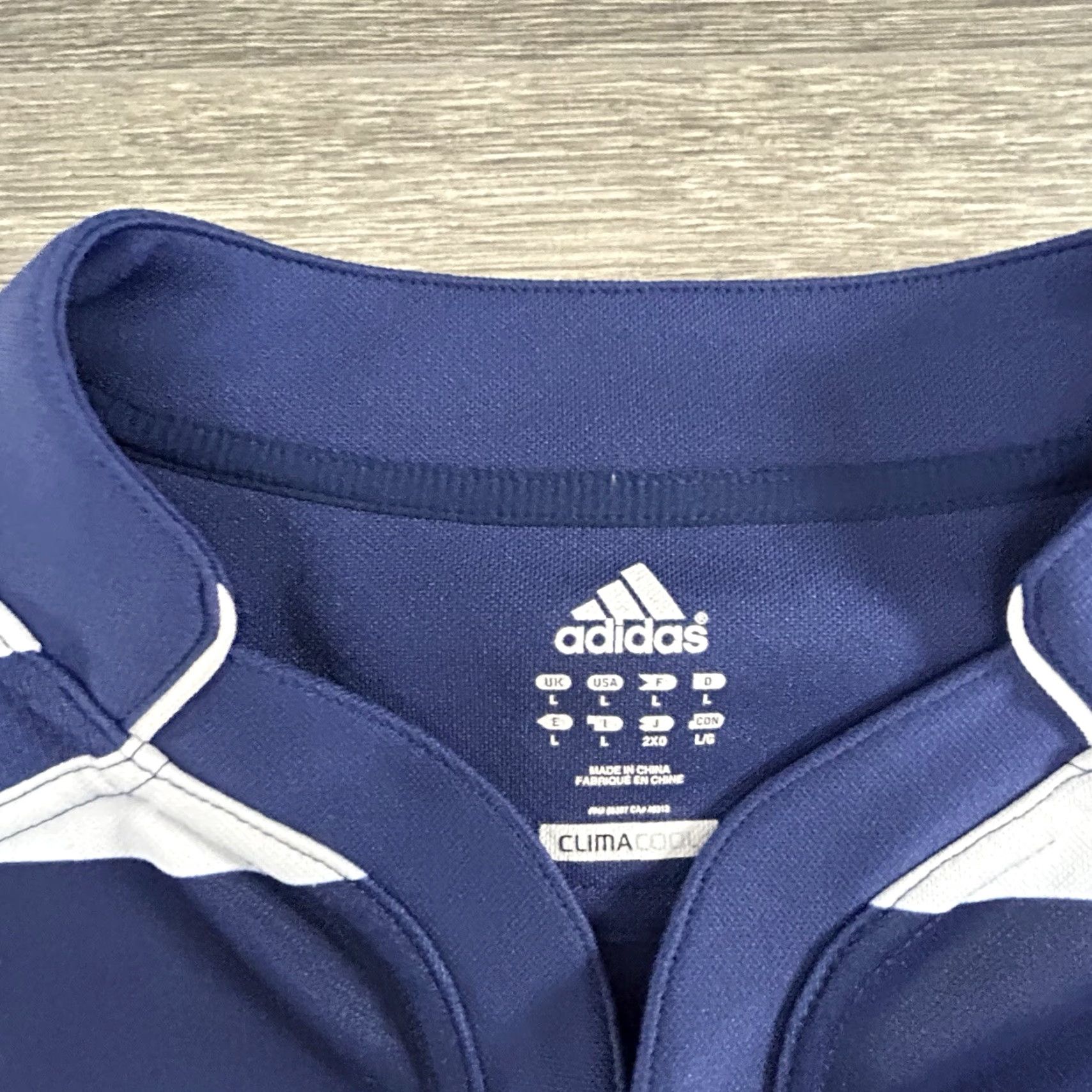 Adidas VINTAGE Adidas Womens Soccer Jersey Laoise Futból Authentic Y2K Striped Clima Jersey Blue 90s Womens XS-XXL? Size L / US 10 / IT 46 - 4 Thumbnail