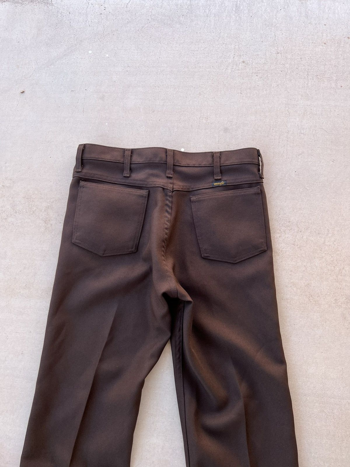 Wrangler Vintage Wrangler Brown Flares Size 33 x 34 Size US 33 - 4 Thumbnail