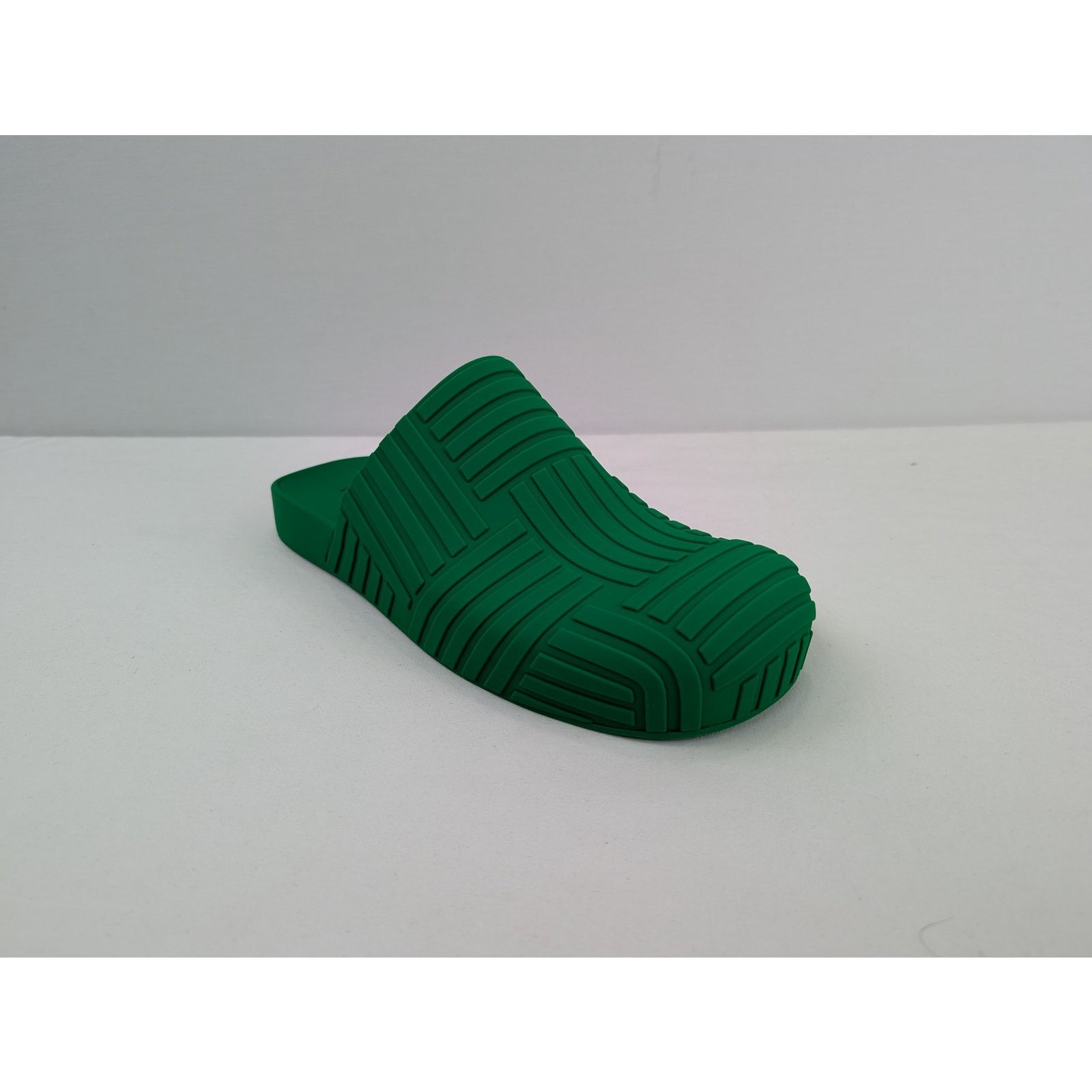 Bottega Veneta o1rshd1 Rubber Carpet Slider Sandal Slipper in Parakeet Size US 12 / EU 45 - 19 Thumbnail