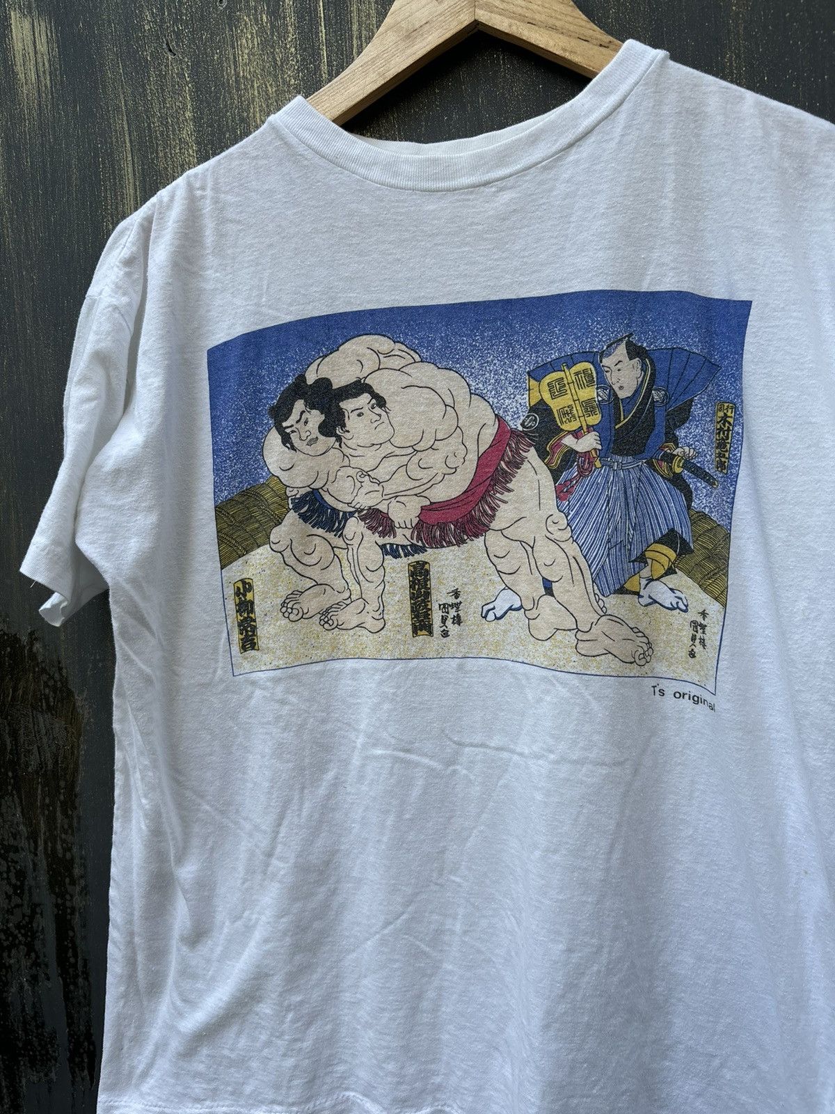 Vintage RARE! Vintage 80’s Sumo Japan Art Size US M / EU 48-50 / 2 - 3 Thumbnail