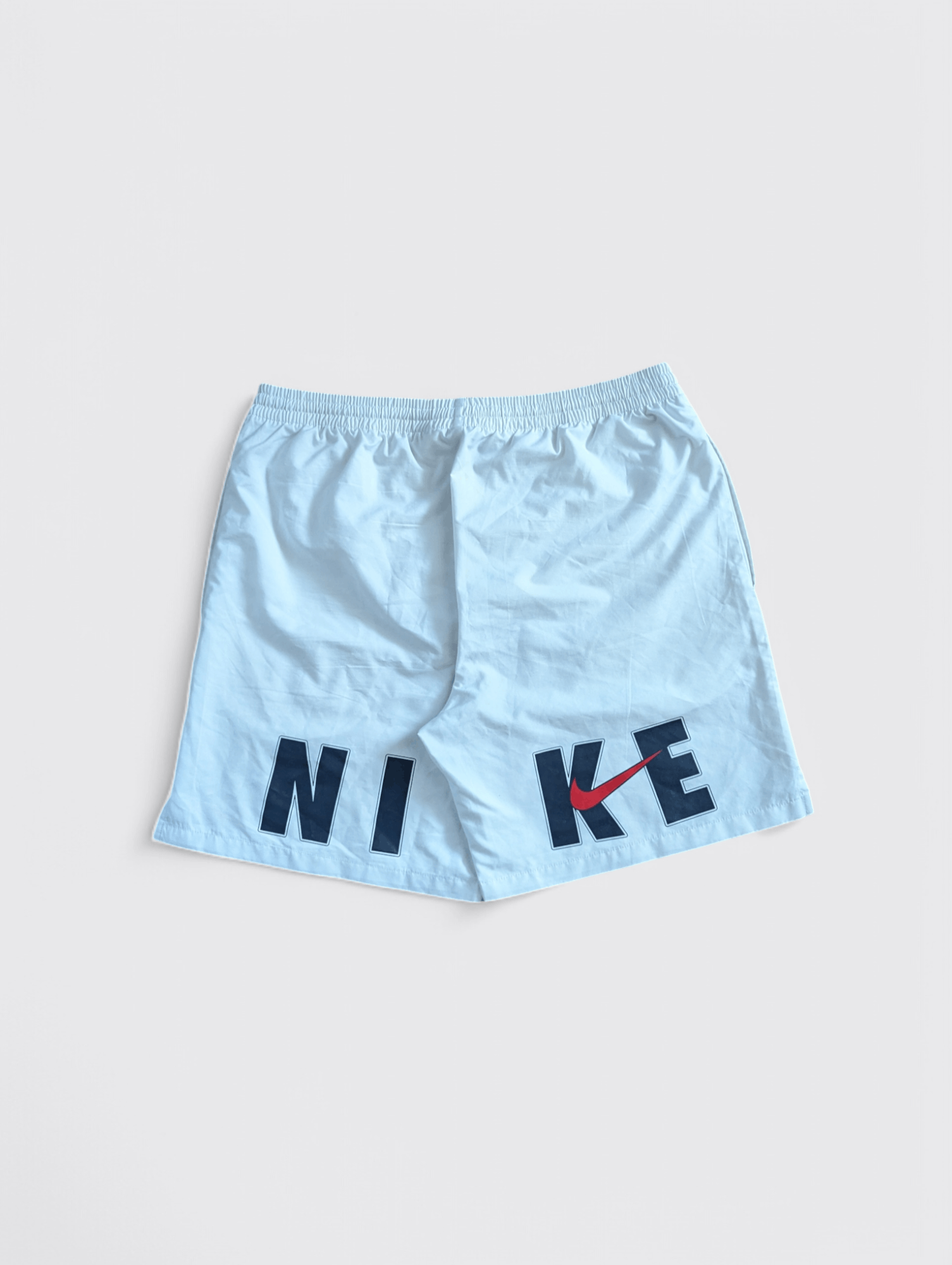 Nike Nike Vintage Nylon Swoosh Shorts XL Size US 34 / EU 50 - 1 Thumbnail