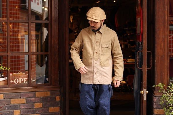 Nigel Cabourn RARE🔥SS20 UTILITY SHIRT JACKET DENIM KHAKI SIZE 44 Size US S / EU 44-46 / 1 - 5 Thumbnail