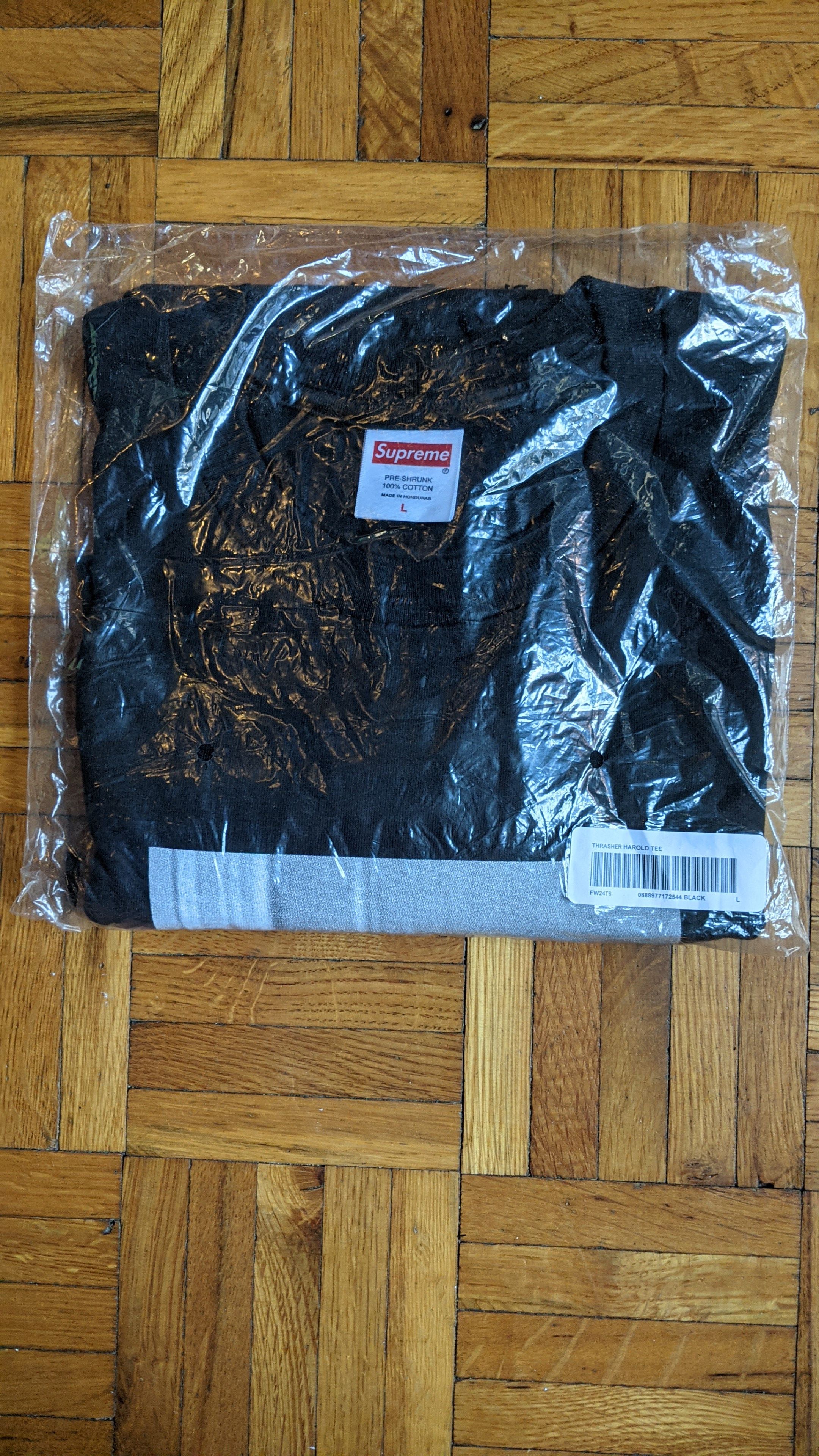 Supreme × Thrasher Supreme X Thrasher Harold Tee Black Large Size US L / EU 52-54 / 3 - 2 Thumbnail