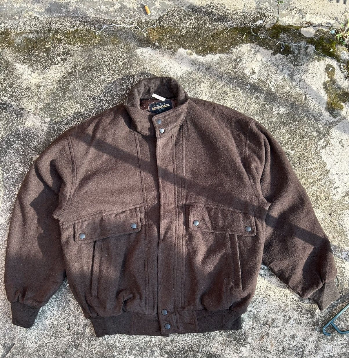 Japanese Sevenjack Wool Bomber Jacket