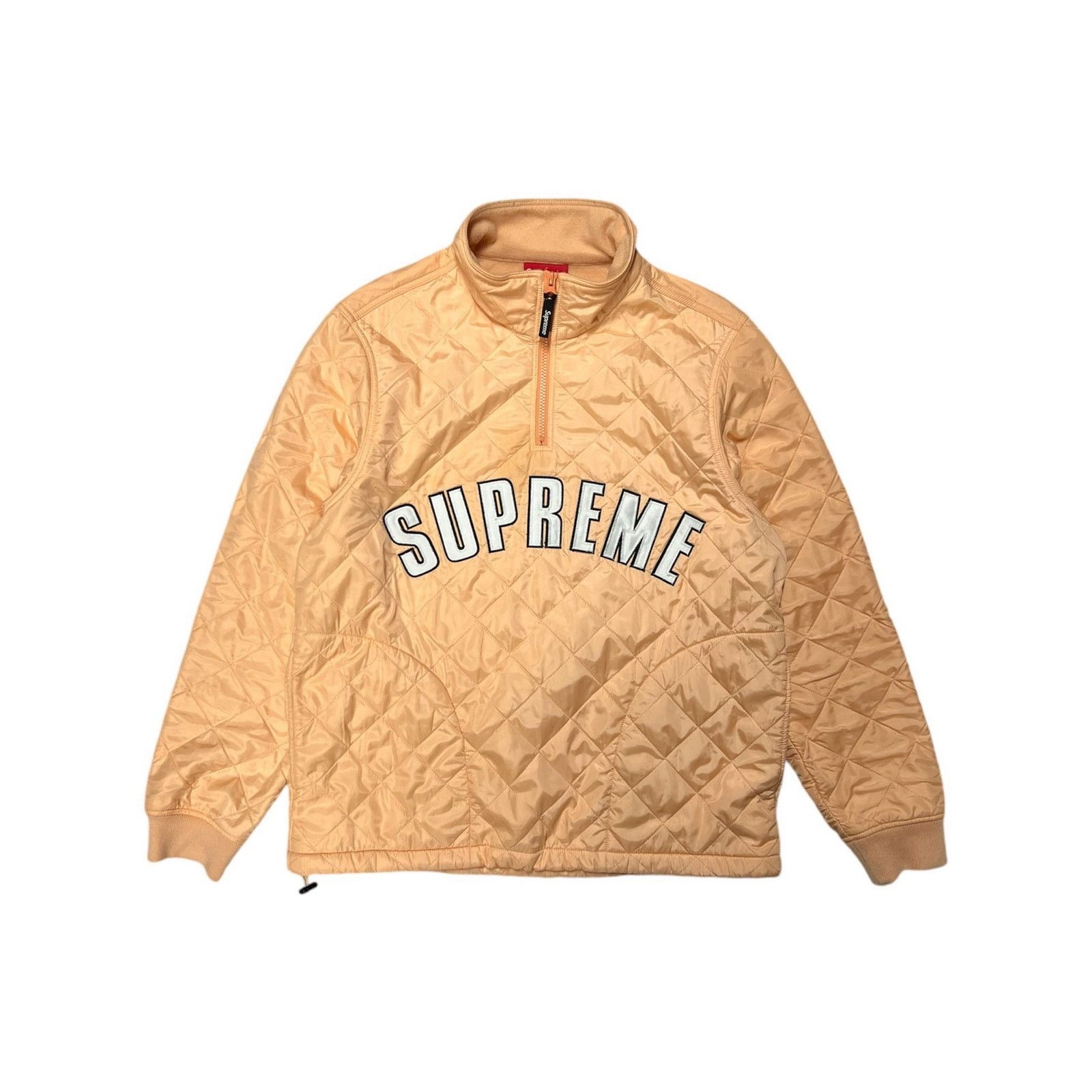 Supreme Supreme SS17 Quilted Arc Half Zip Pullover Jacket | Grailed