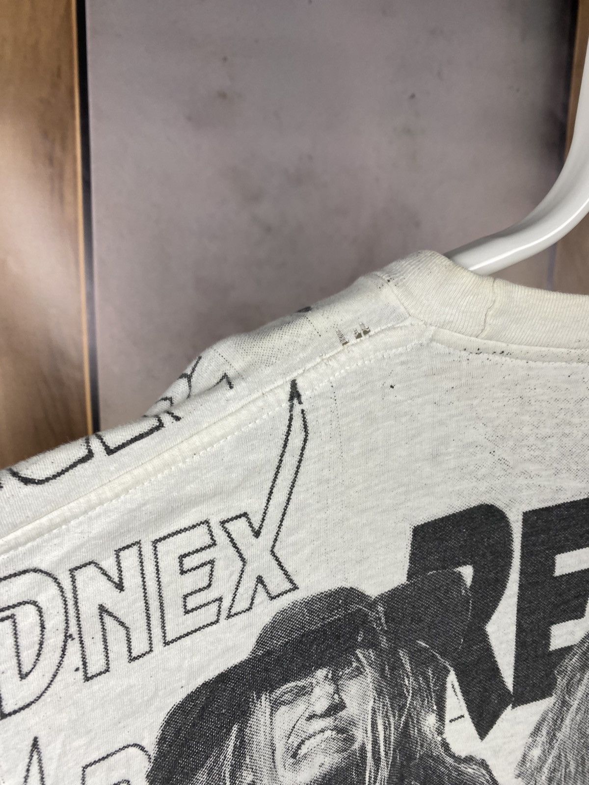 Band Tees 🎸Vintage 90s T-Shirt Rednex Overprint VTG Eye Pop Tee🎸 Size US XXL / EU 58 / 5 - 10 Thumbnail