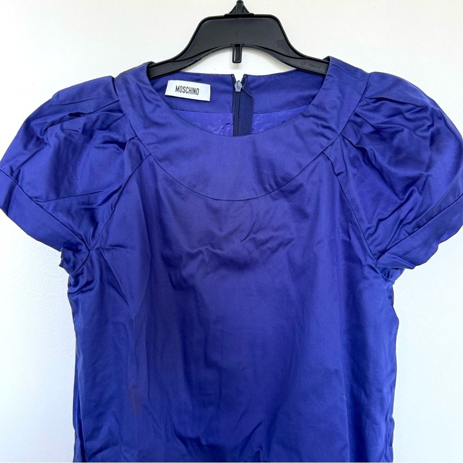 Moschino Moschino Dress, Size 6, Purple, Authentic Size M / US 6-8 / IT 42-44 - 2 Thumbnail