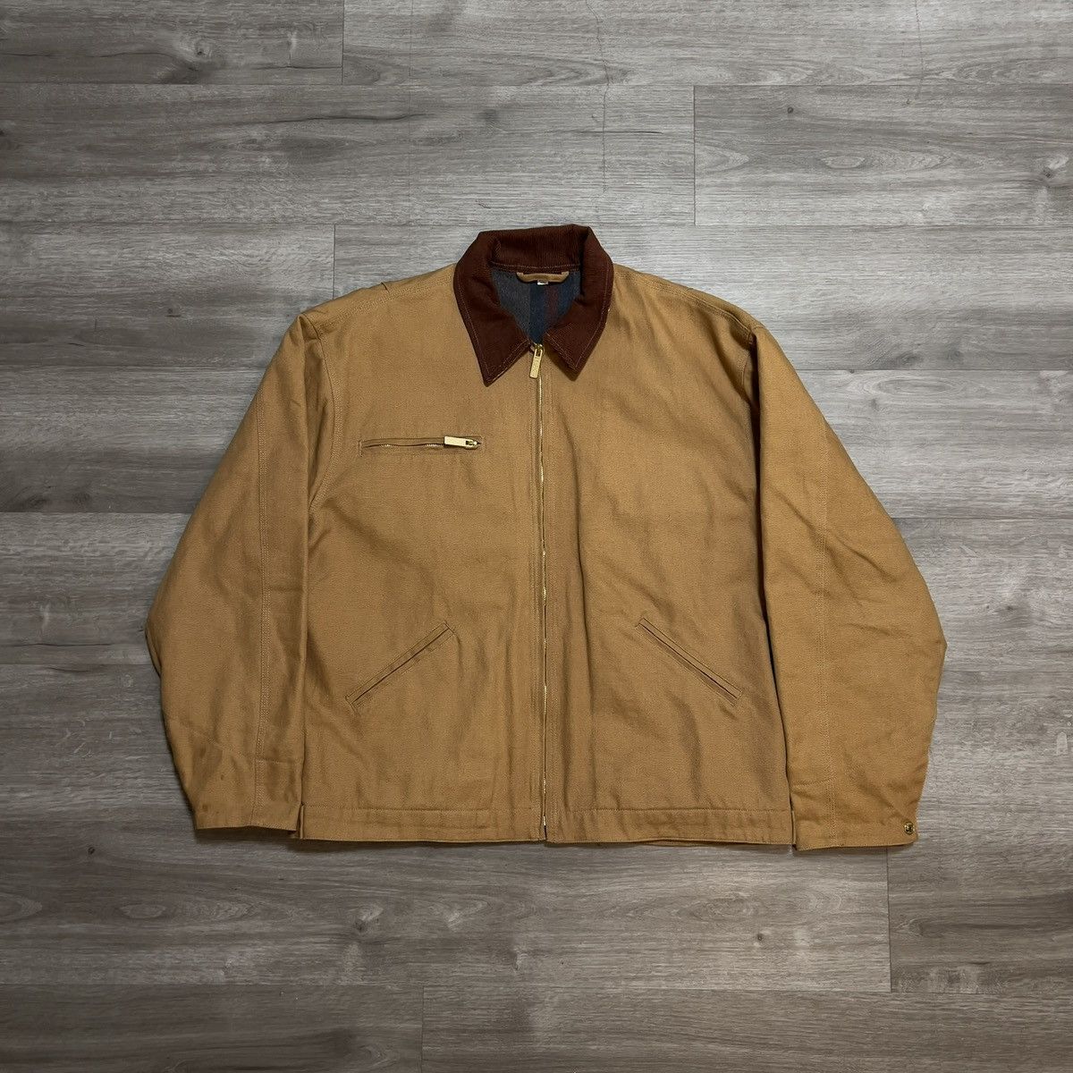 Other Vintage JB Hunt Blanket Lined Work Detroit Jacket Size US XXL / EU 58 / 5 - 2 Thumbnail