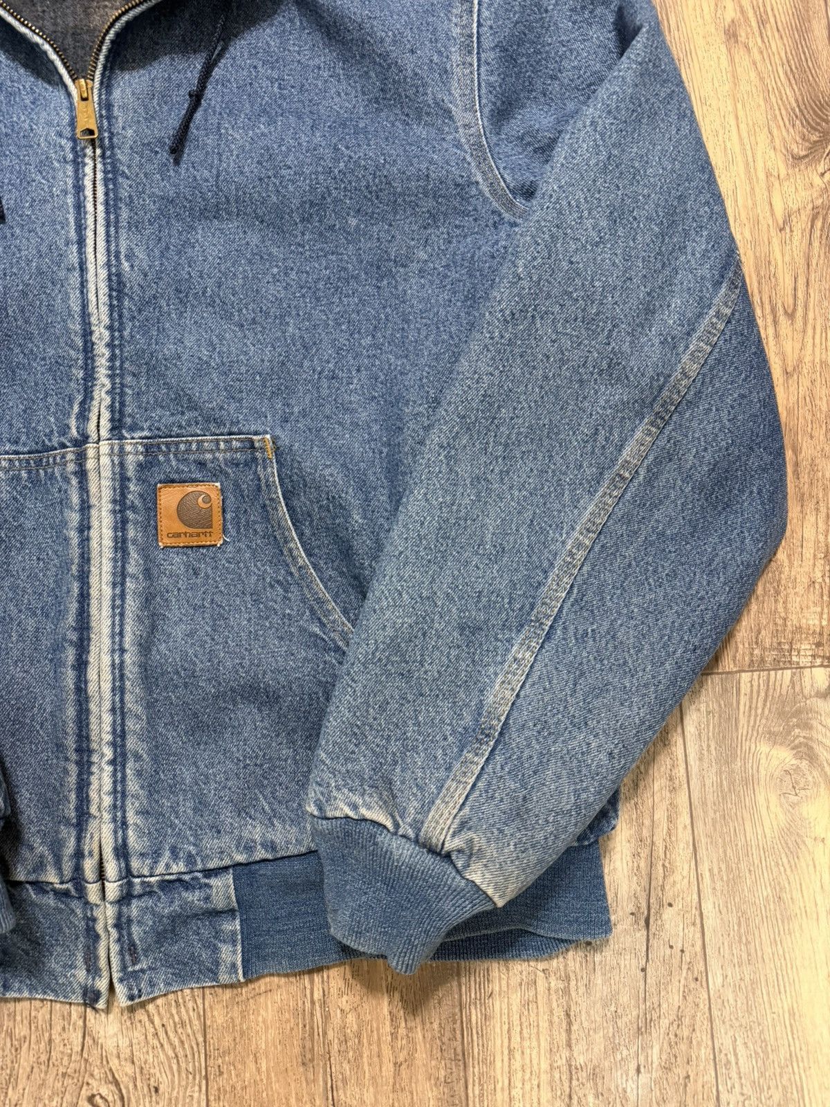 Carhartt Vintage Carhartt Denim Hooded Jacket Mens XL ASAP Rocky Size US XL / EU 56 / 4 - 8 Thumbnail