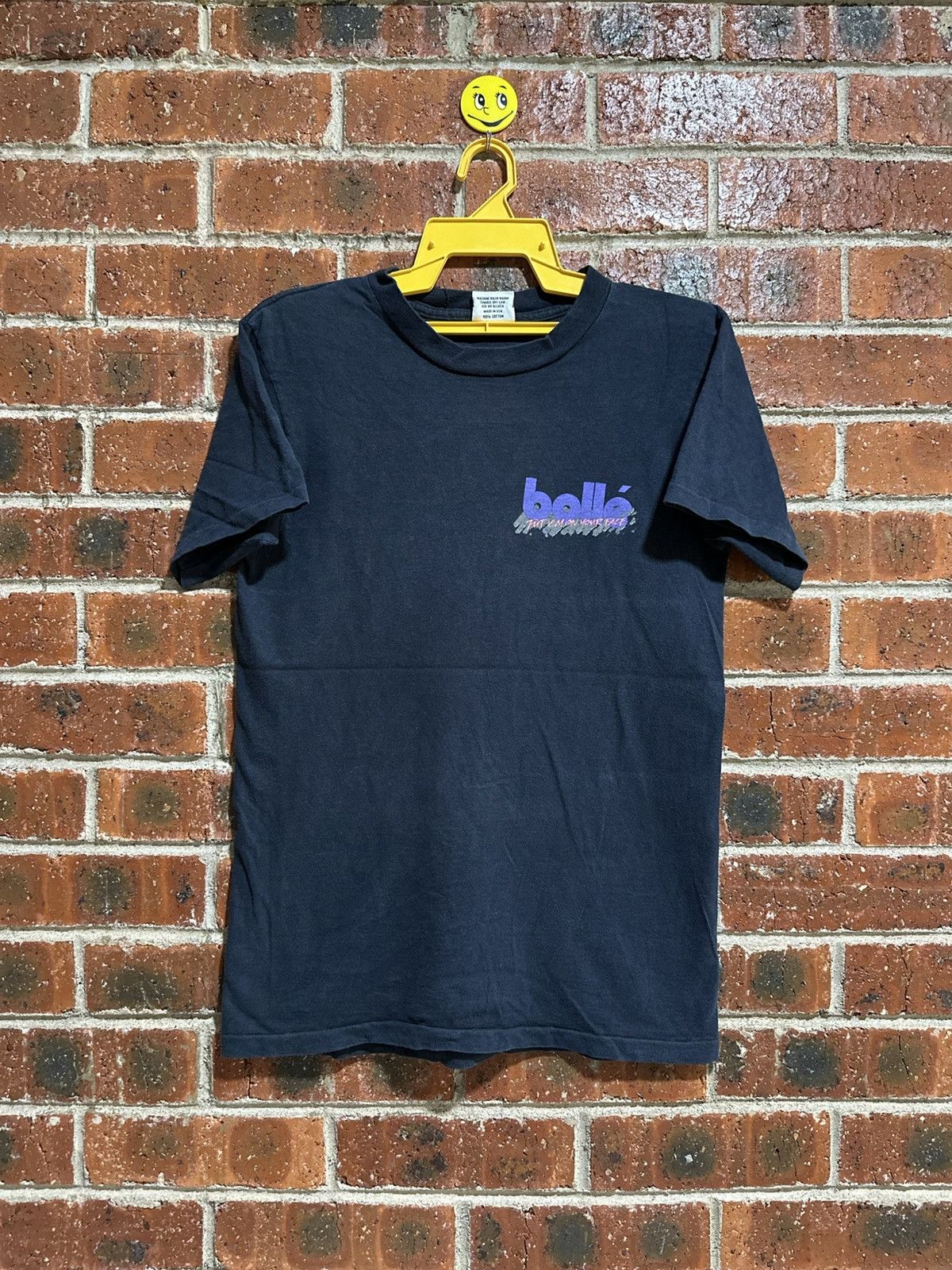 Bolle × Vintage Vintage Bollé Put Em’ On Your Face Faded Tee Size US M / EU 48-50 / 2 - 2 Thumbnail